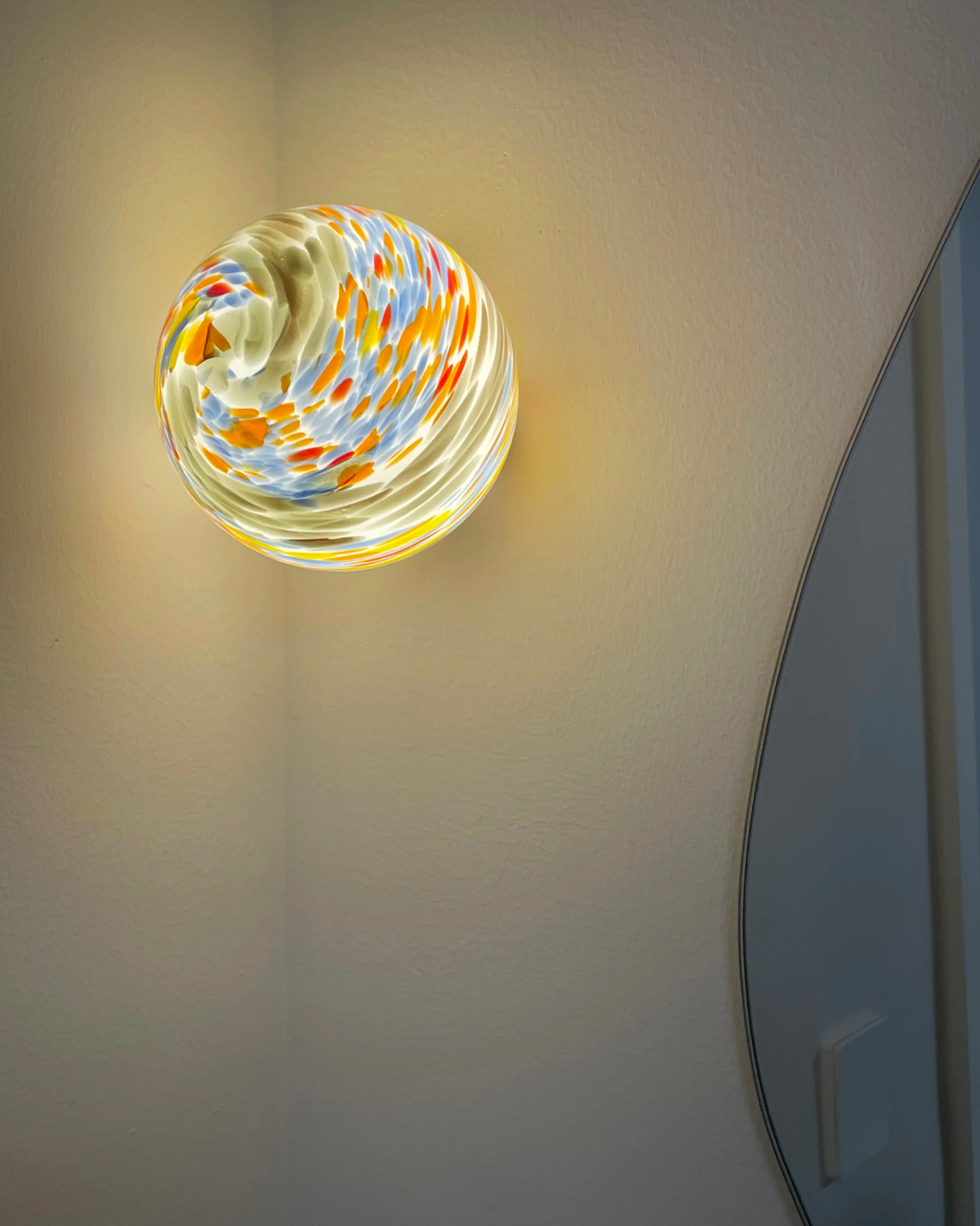 Kaleido Bloom Glass Wall Light