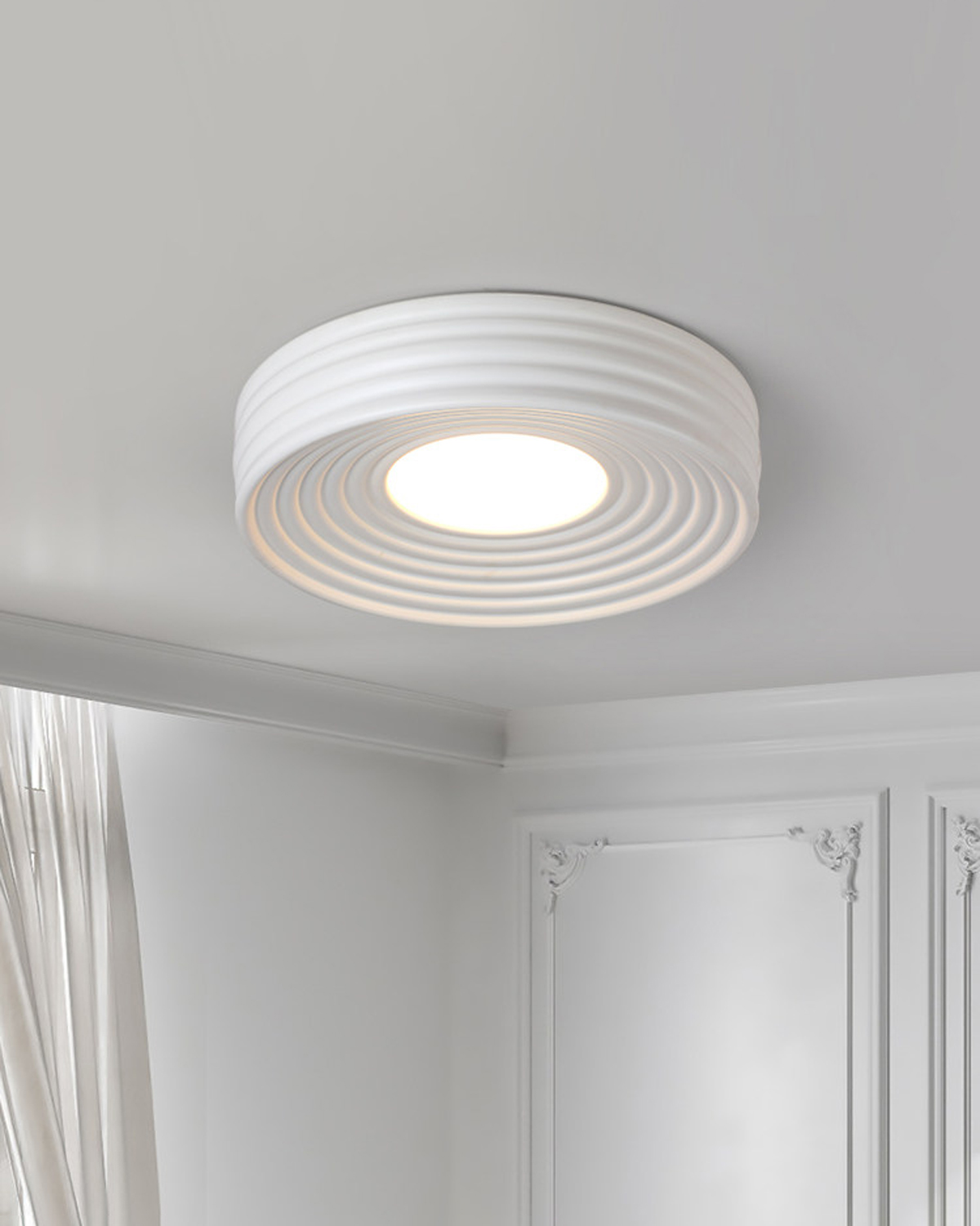 Layered Halo Ceiling Light