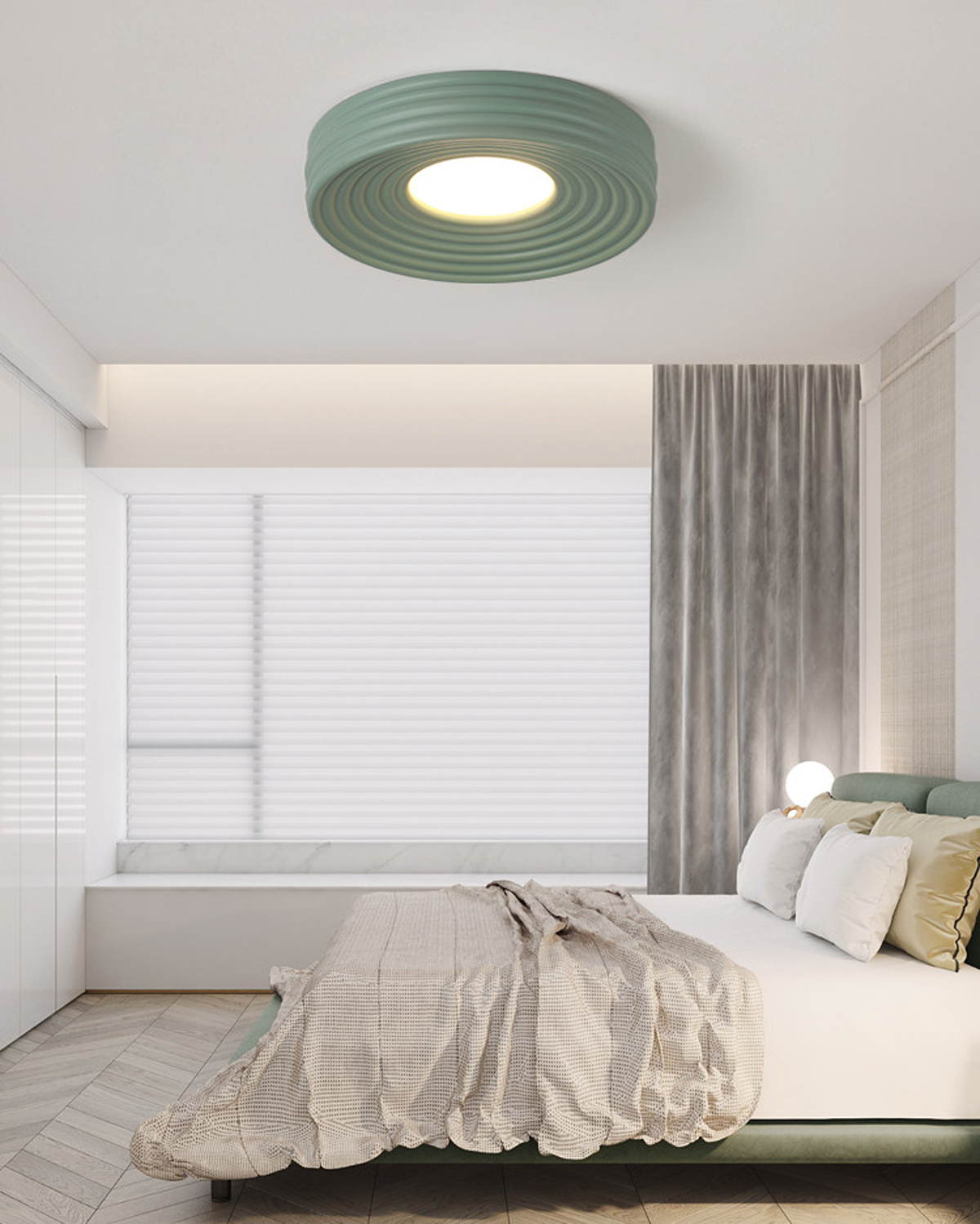 Layered Halo Ceiling Light