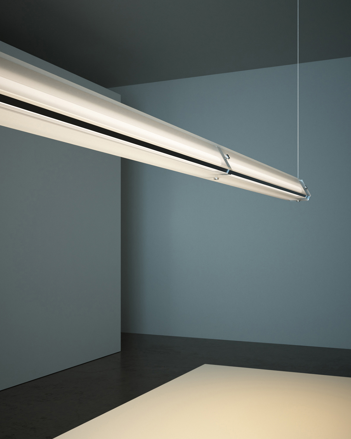 Linear Prism Pendant Light