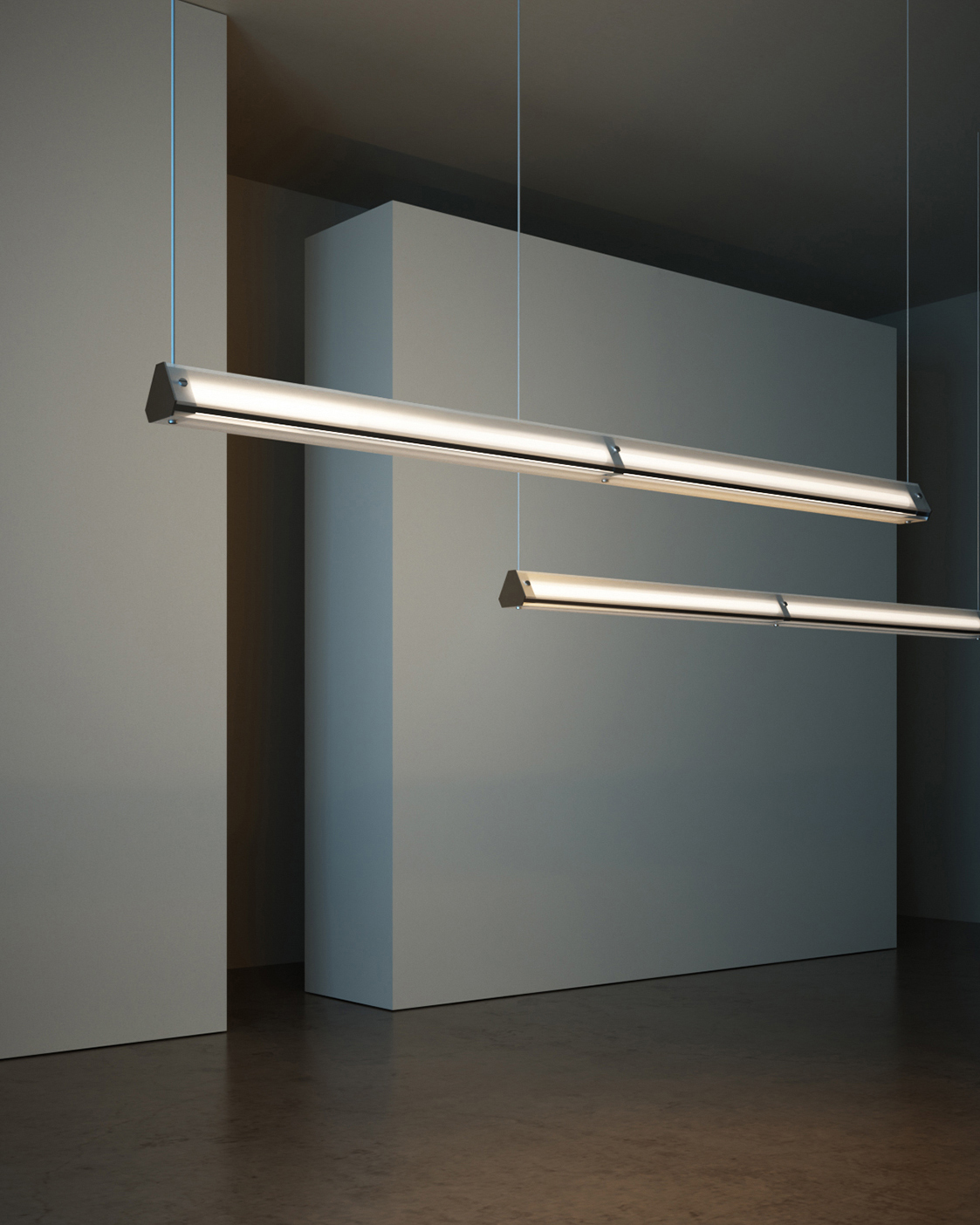 Linear Prism Pendant Light