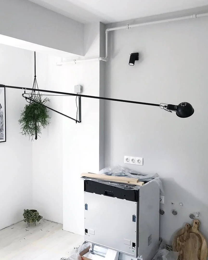Long Arm Wall Lamp