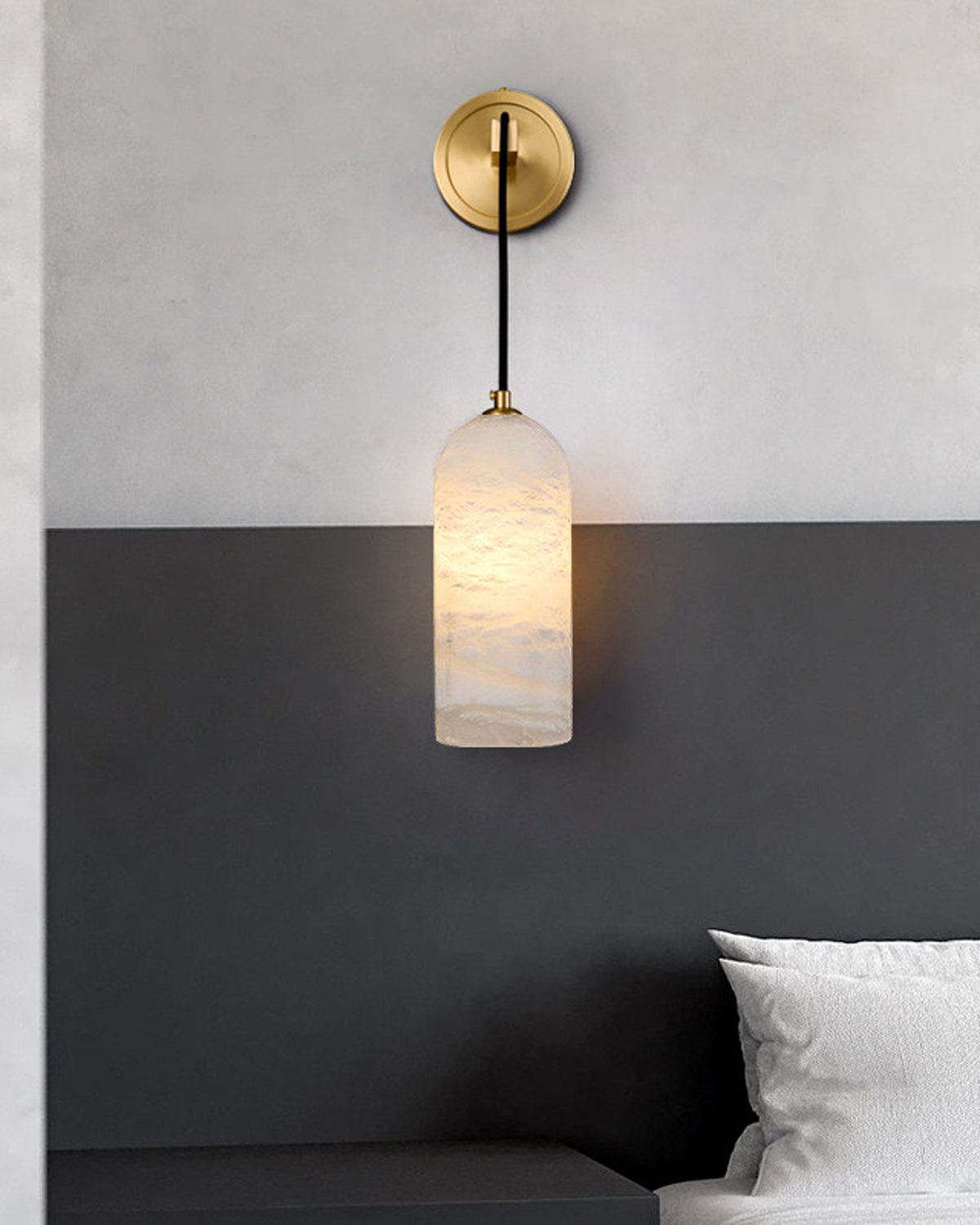 Lucent Alabaster Wall Light