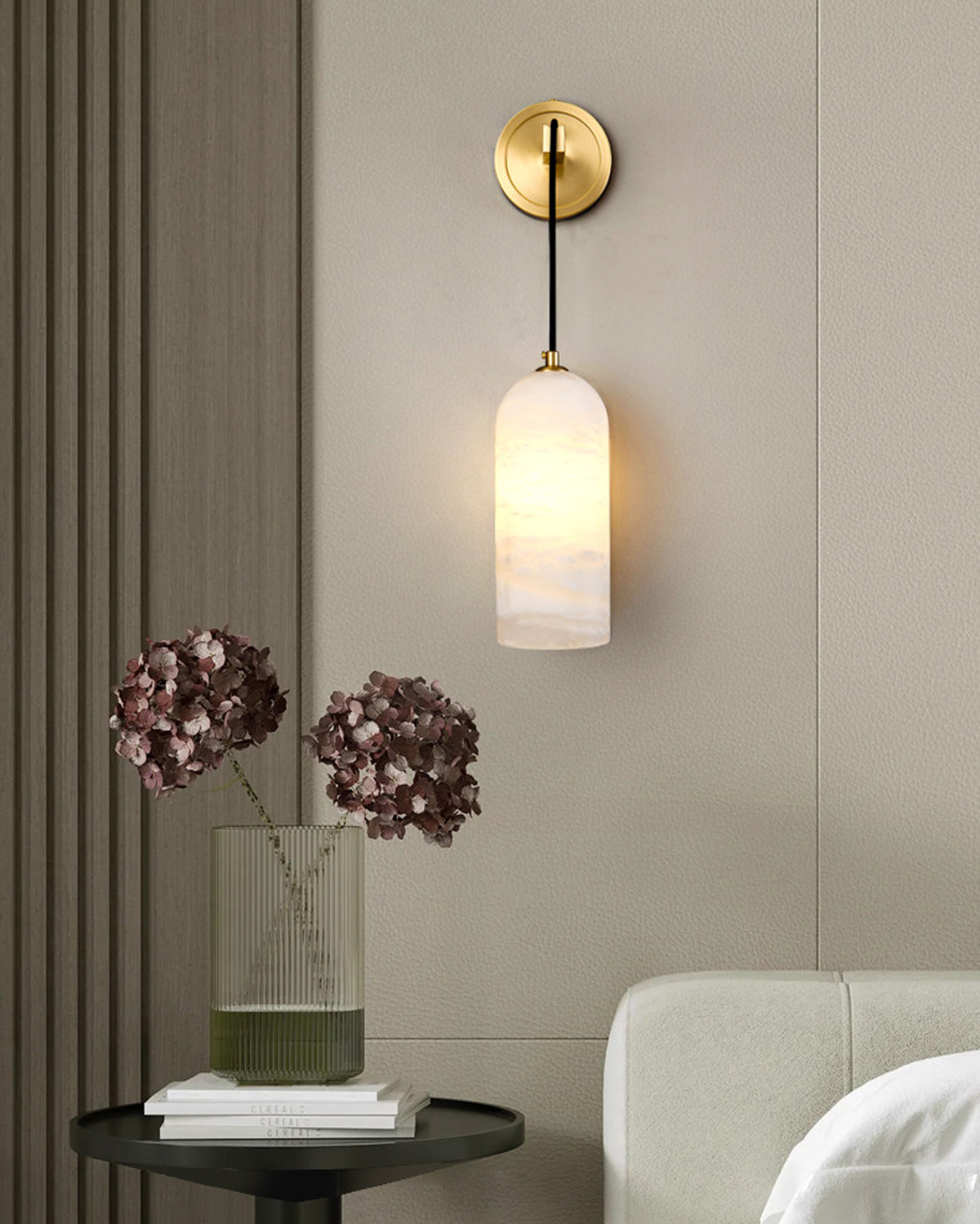Lucent Alabaster Wall Light