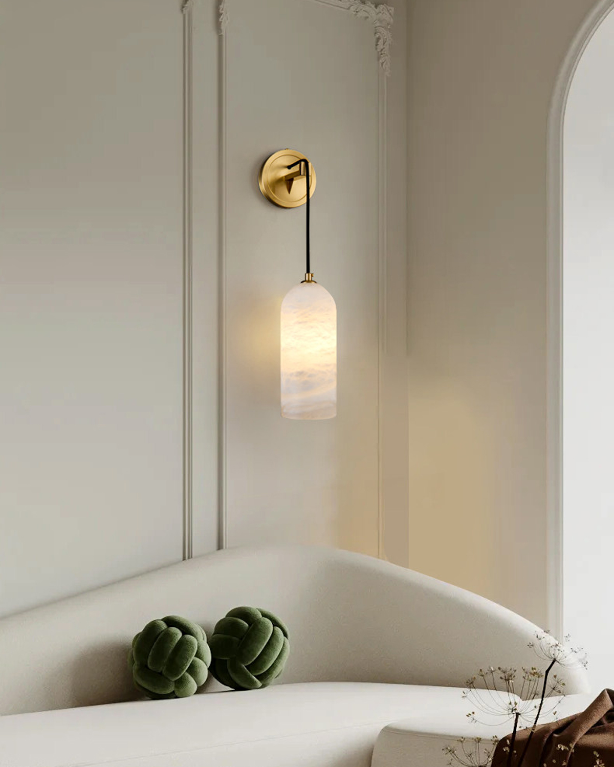 Lucent Alabaster Wall Light