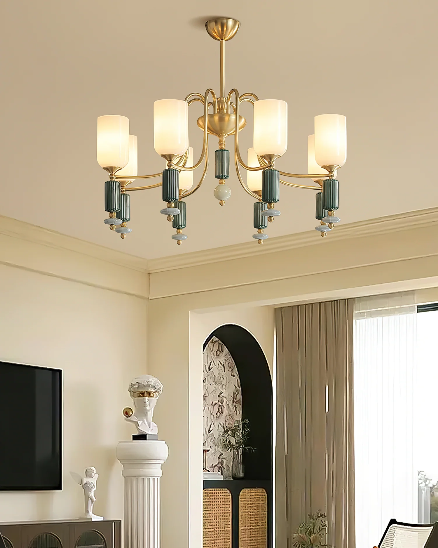 Luceren Ceramic Chandelier