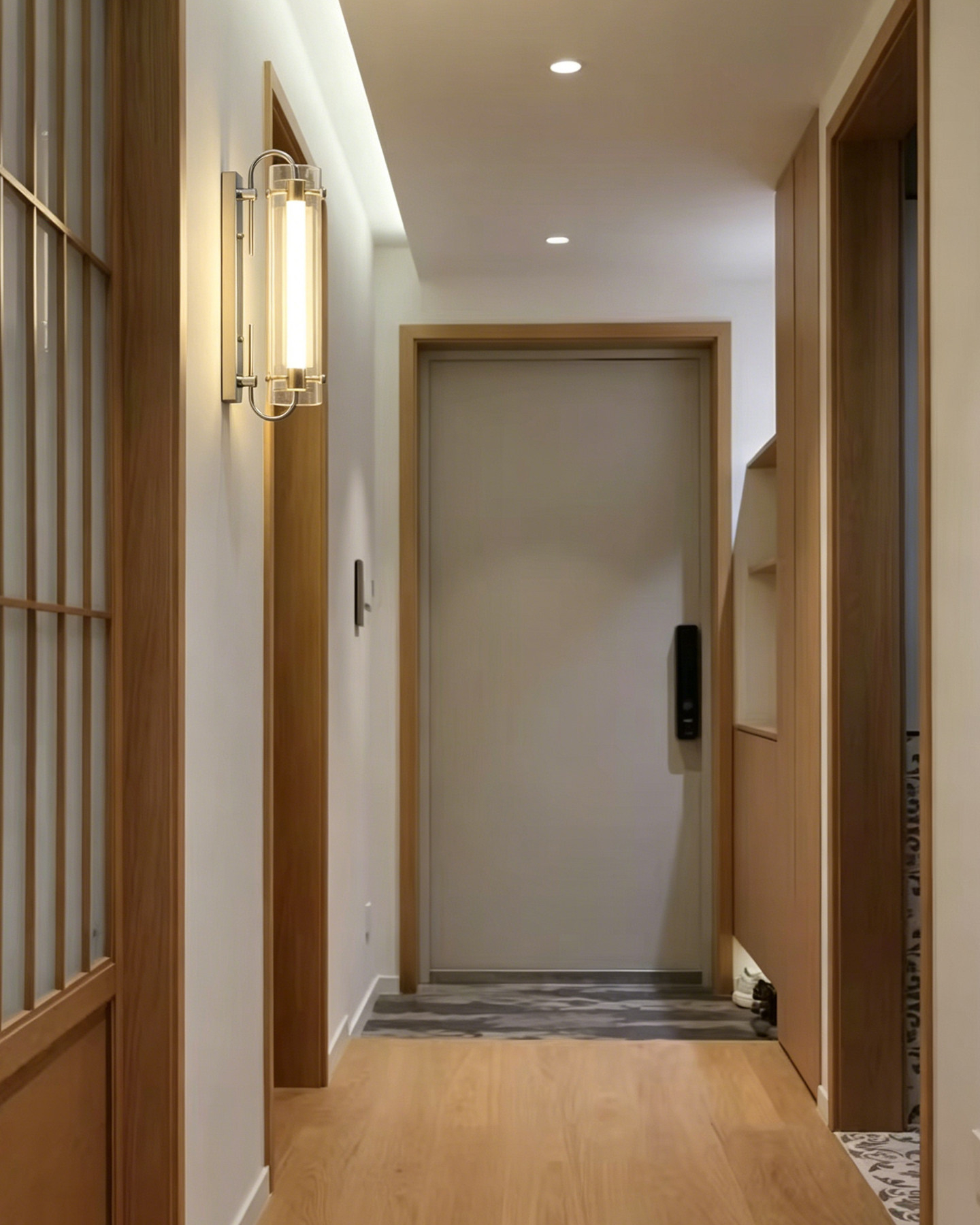 Lucid Beam Glass Wall Light