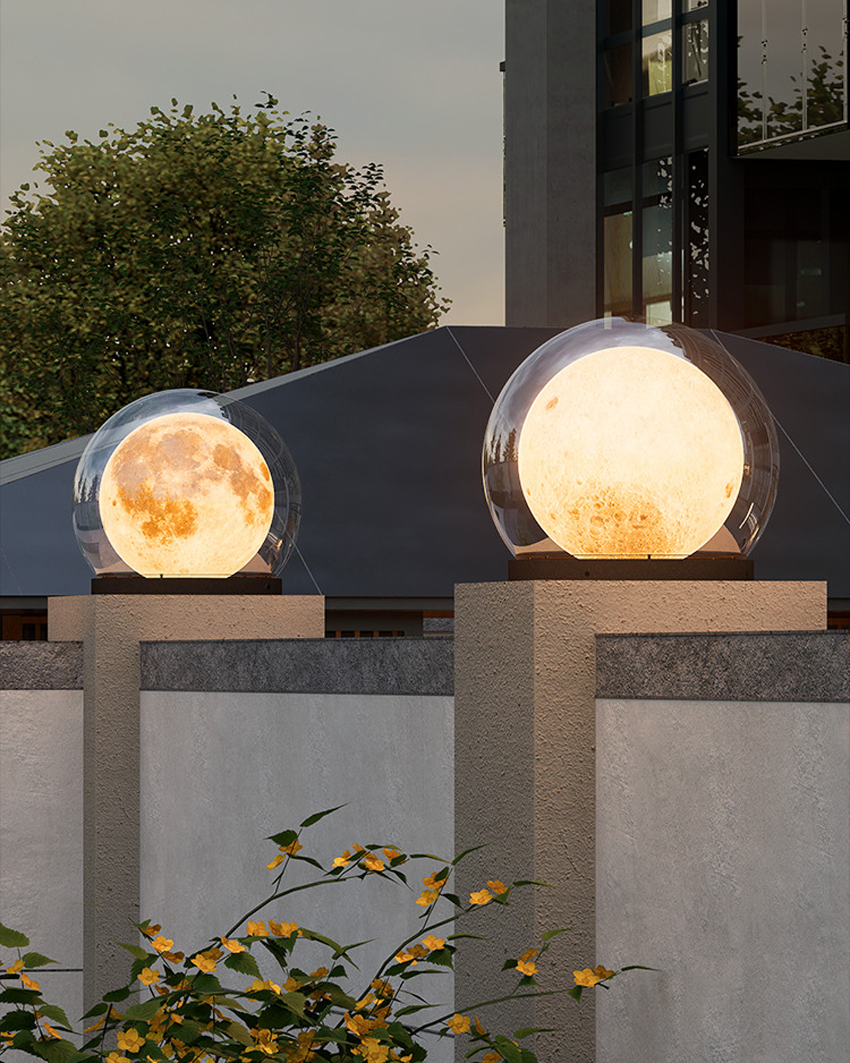Luna Dome Outdoor Lamp