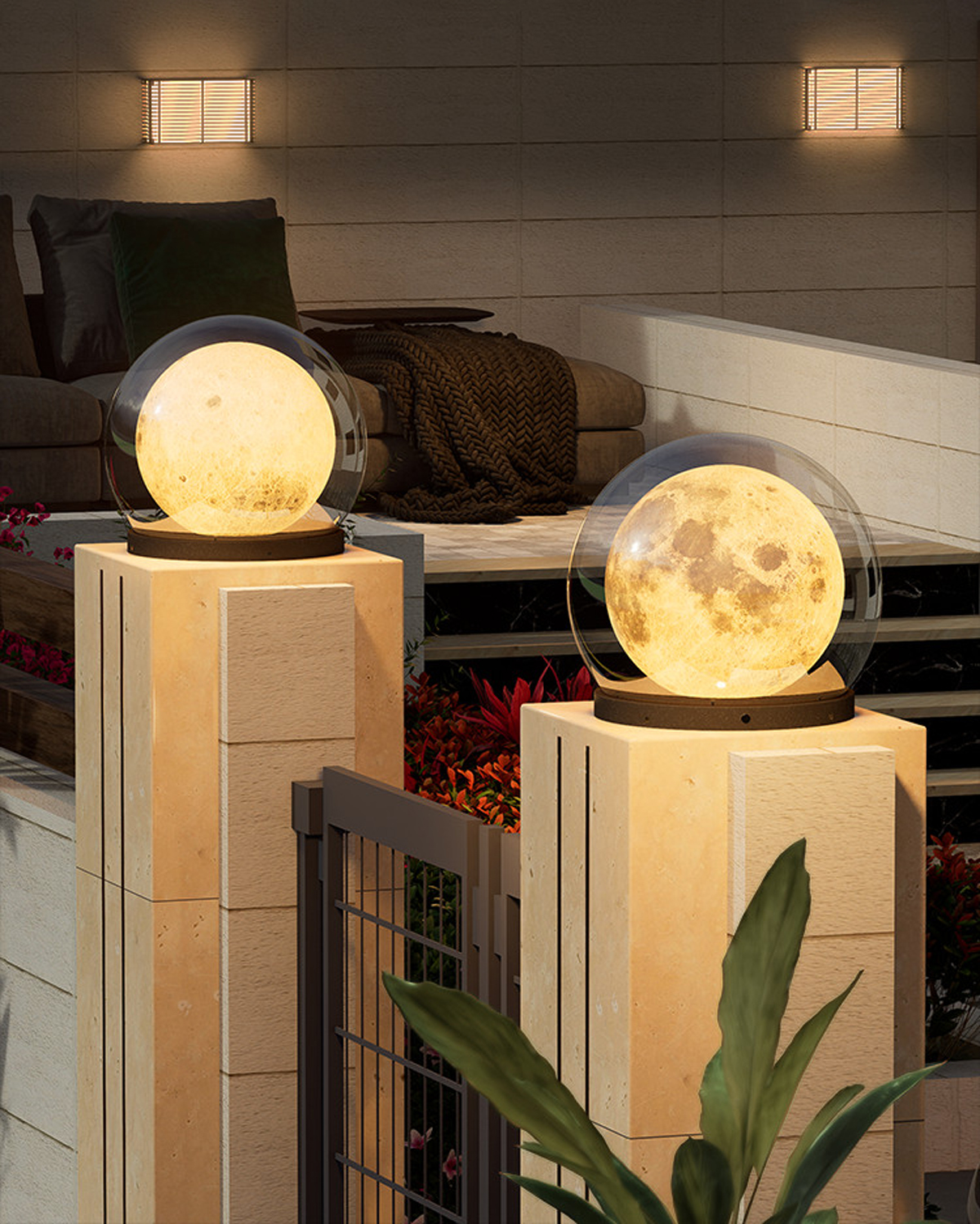 Luna Dome Outdoor Lamp