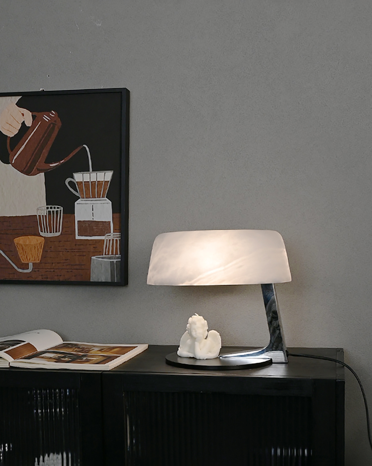 Lunara Stone Table Lamp