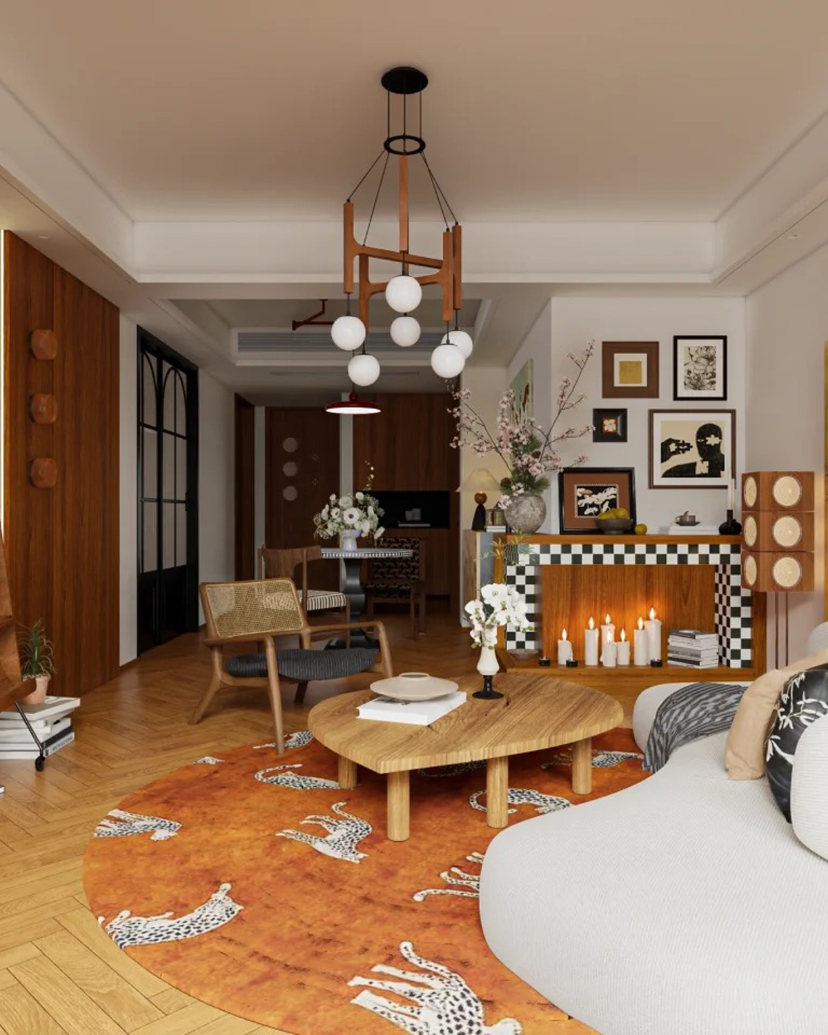 Lunna Orb Chandelier