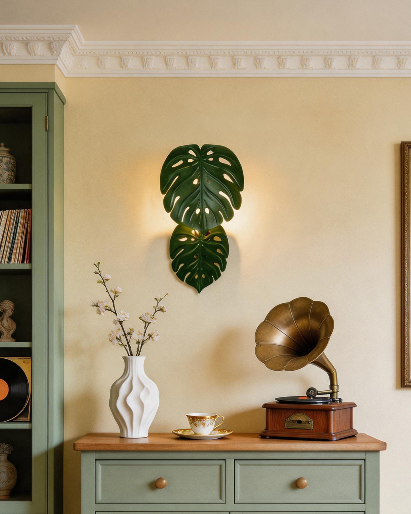 Lush Leaf Wall Light