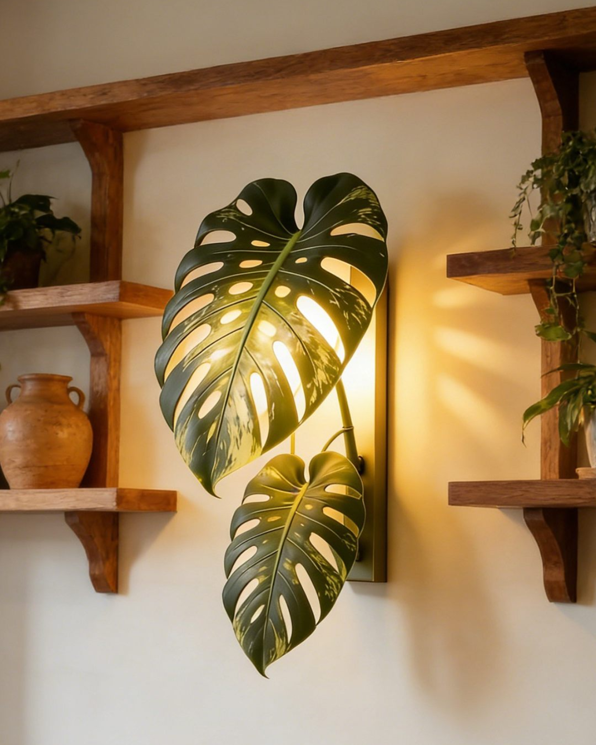 Lush Leaf Wall Light