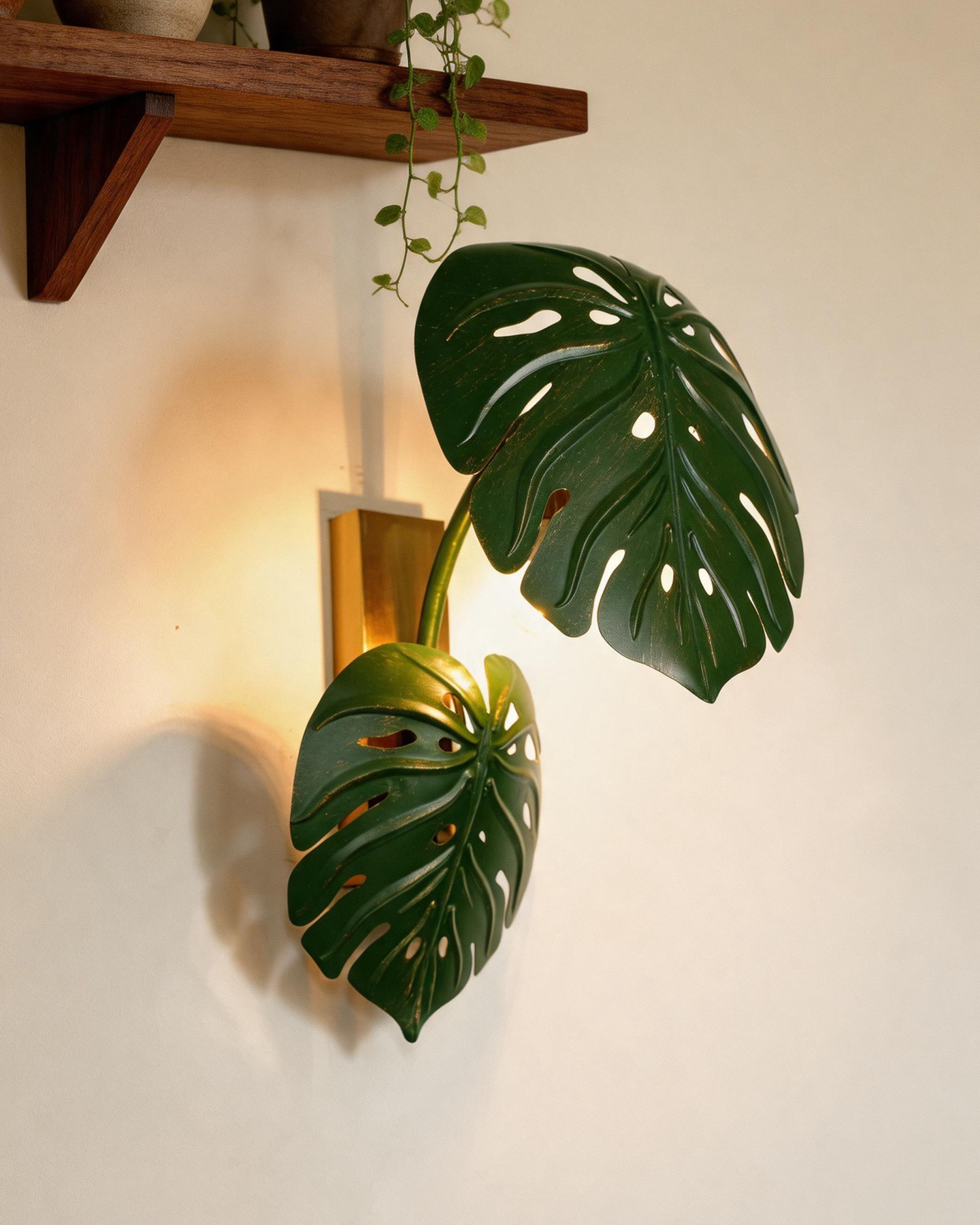 Lush Leaf Wall Light