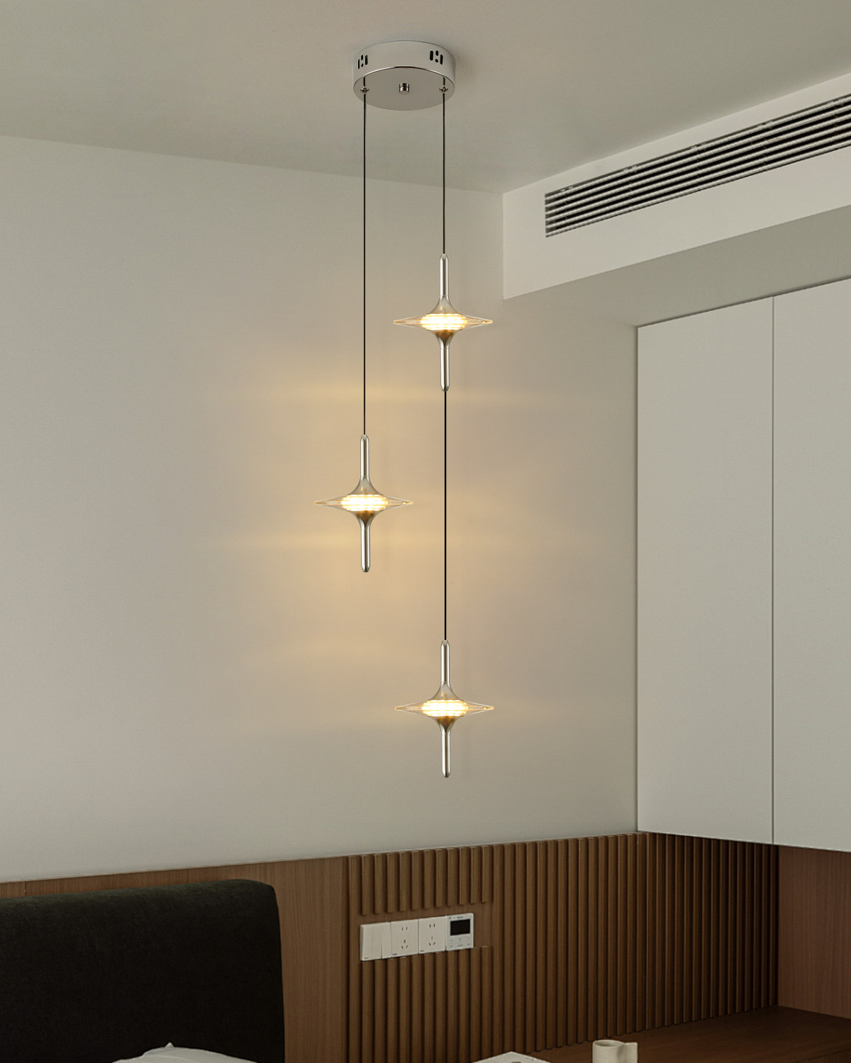 Lustre Crystal Pendant Light