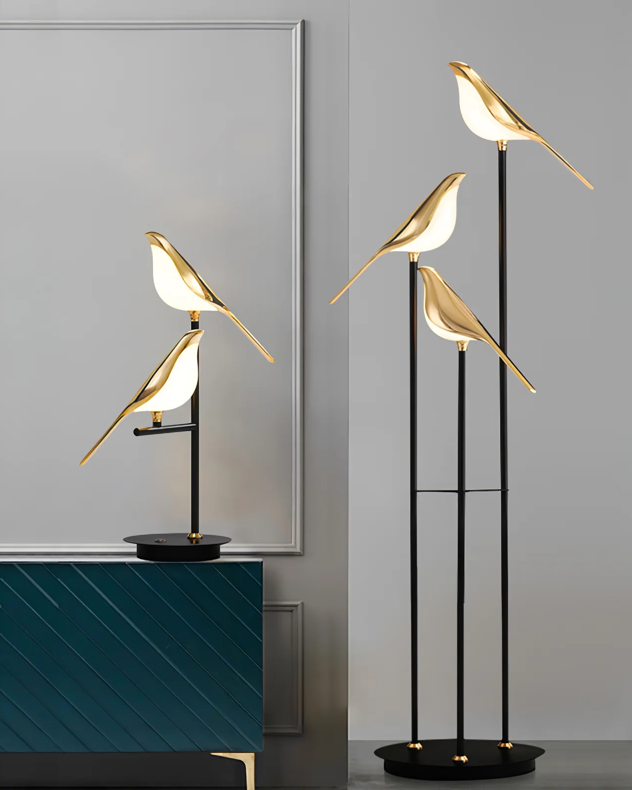 Magpie Perch Floor Lamp