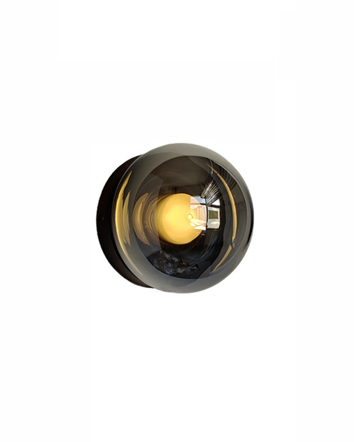 Mellow Orb Glass Wall Sconce