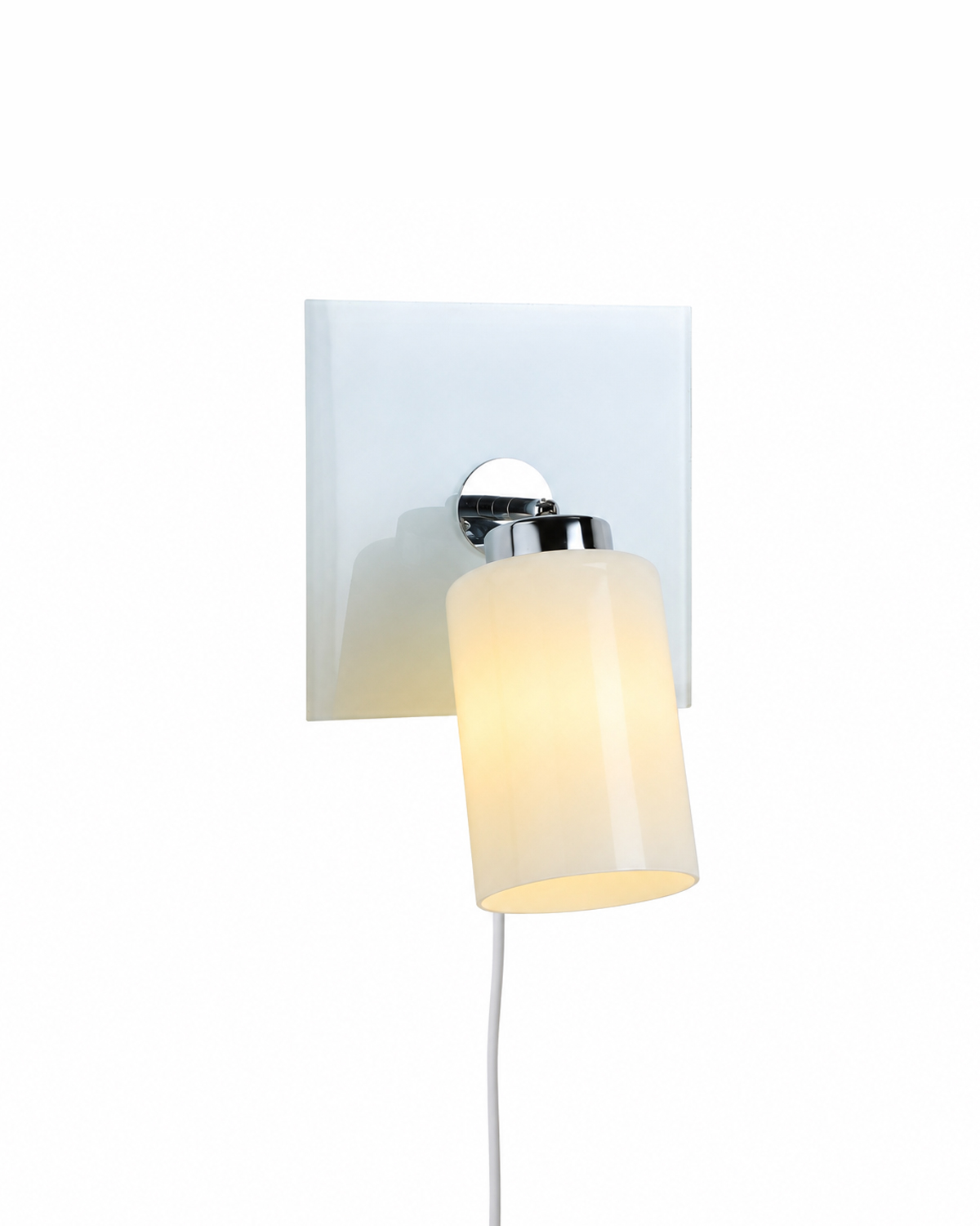 Alba Milk Glass Wall Sconce