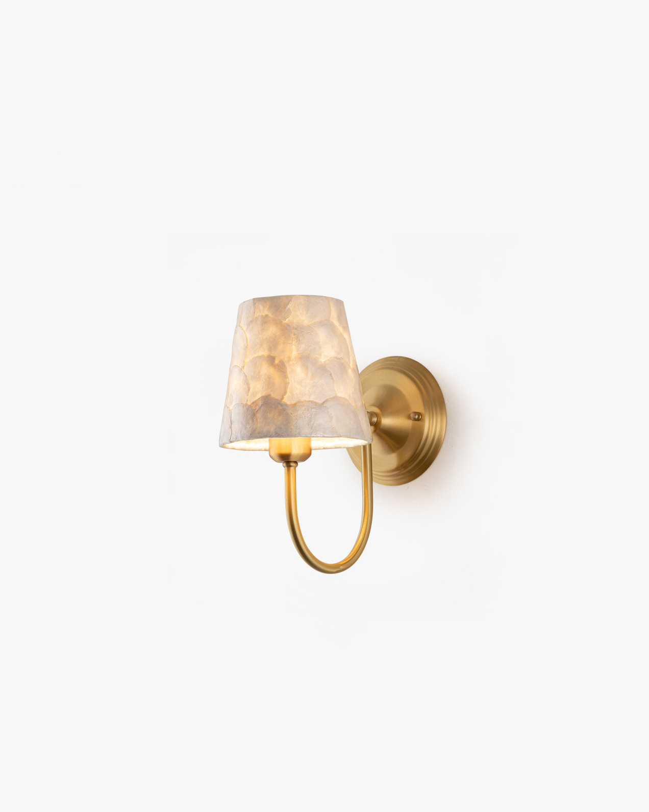 Opal Shell Wall Sconce