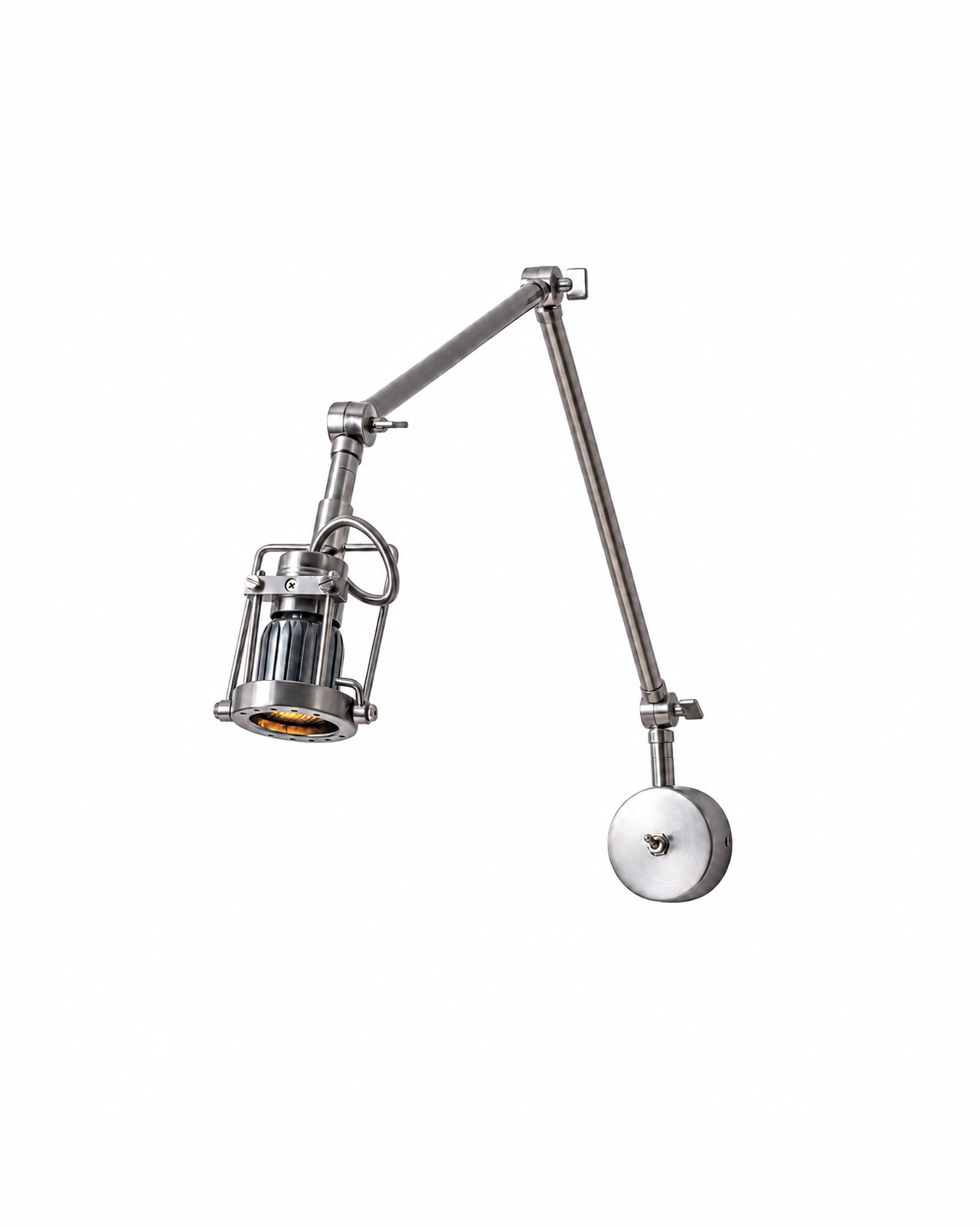 Rivet Swing Arm Wall Lamp