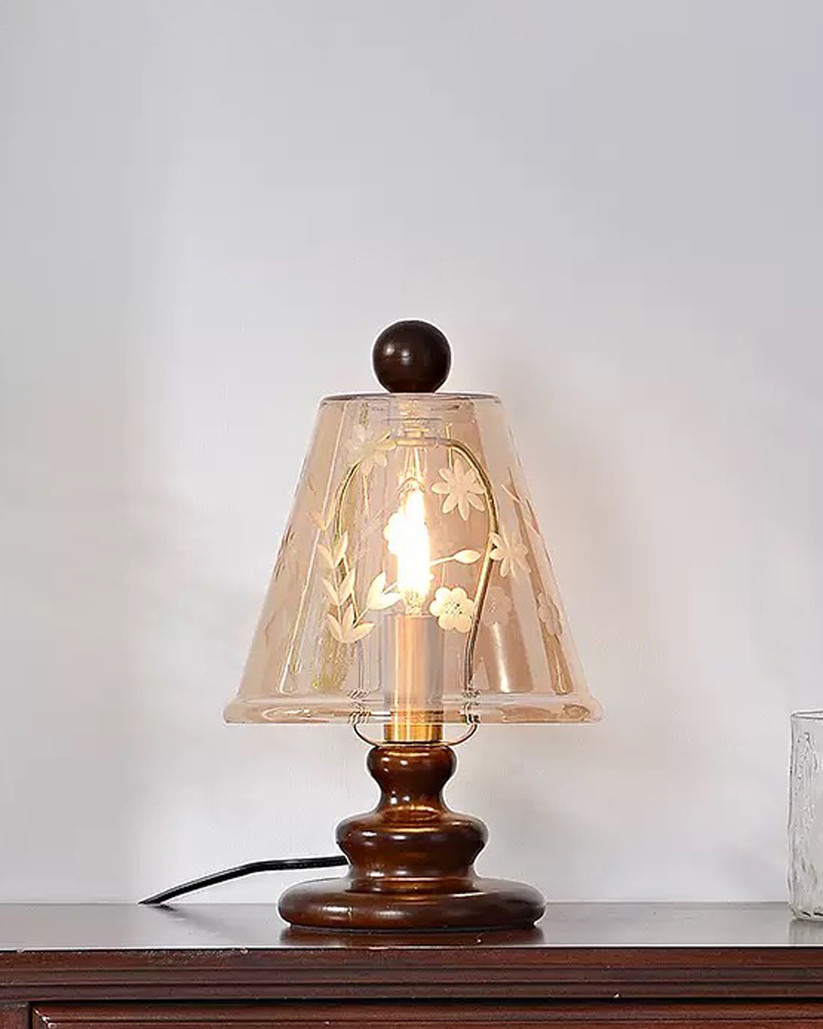 Garden Veil Glass Table Lamp
