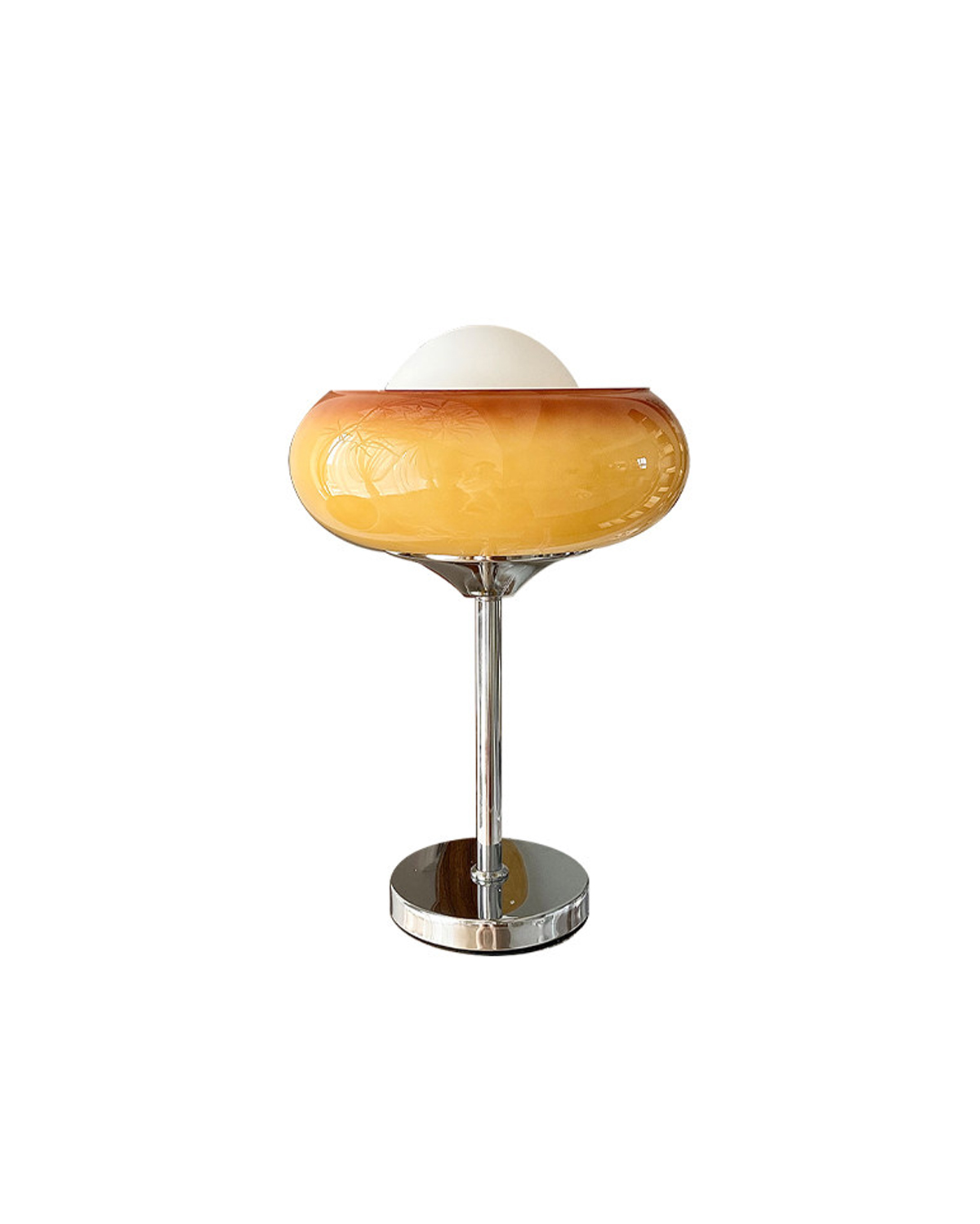 Caramel Soufflé Glass Table