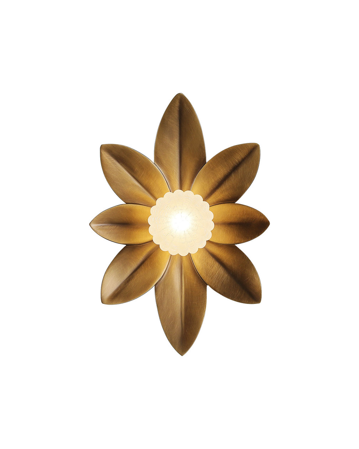 Golden Petal Wall Sconce
