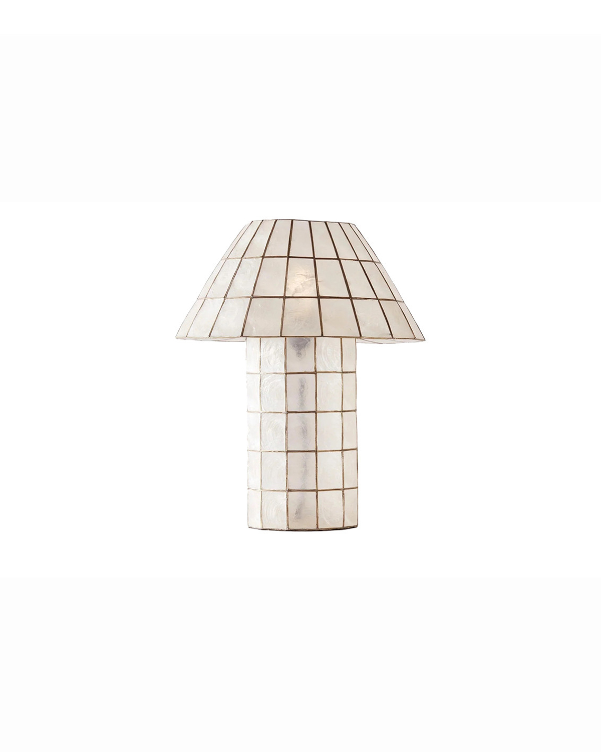 Moonveil Shell Table Lamp