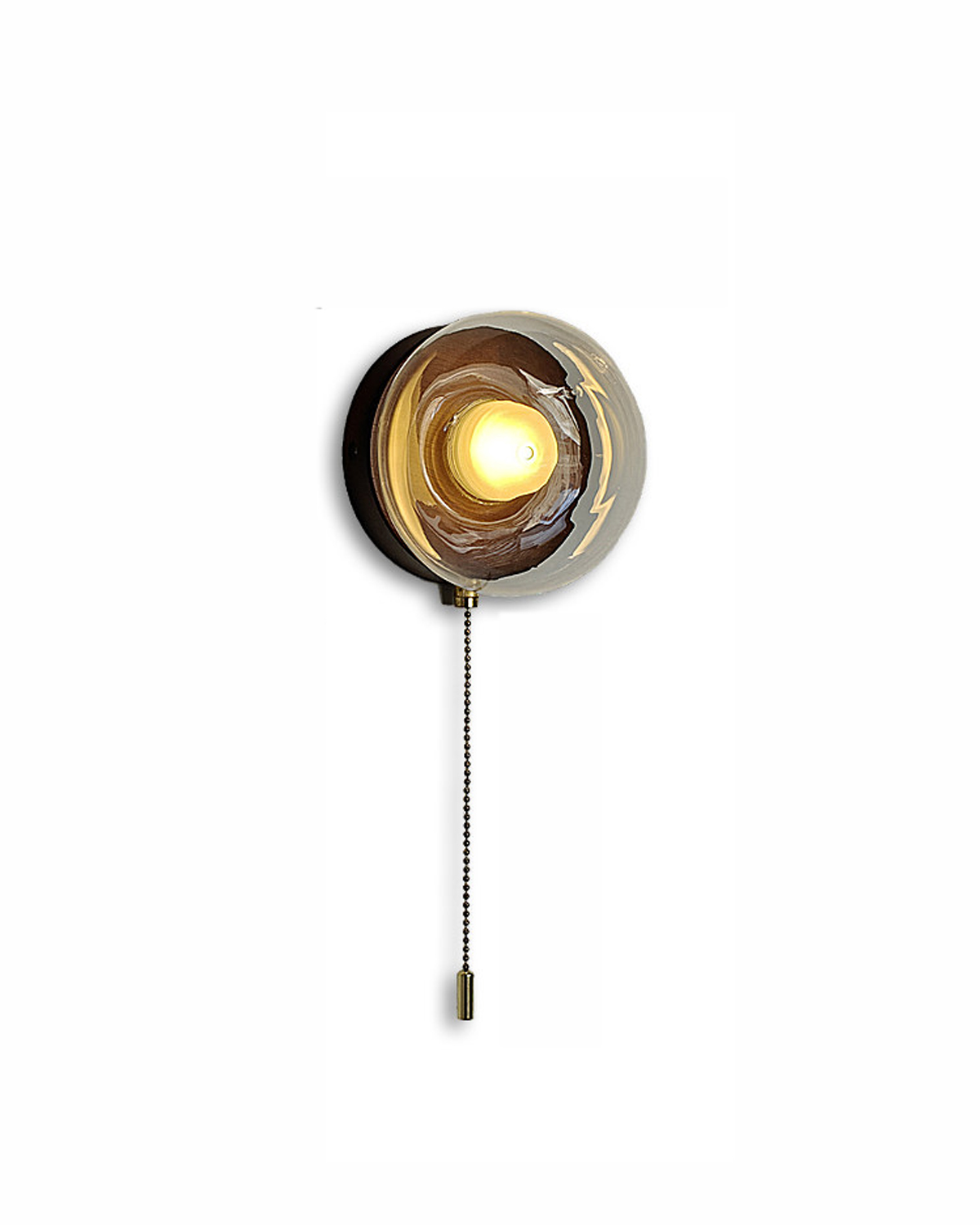 Mellow Orb Glass Wall Sconce