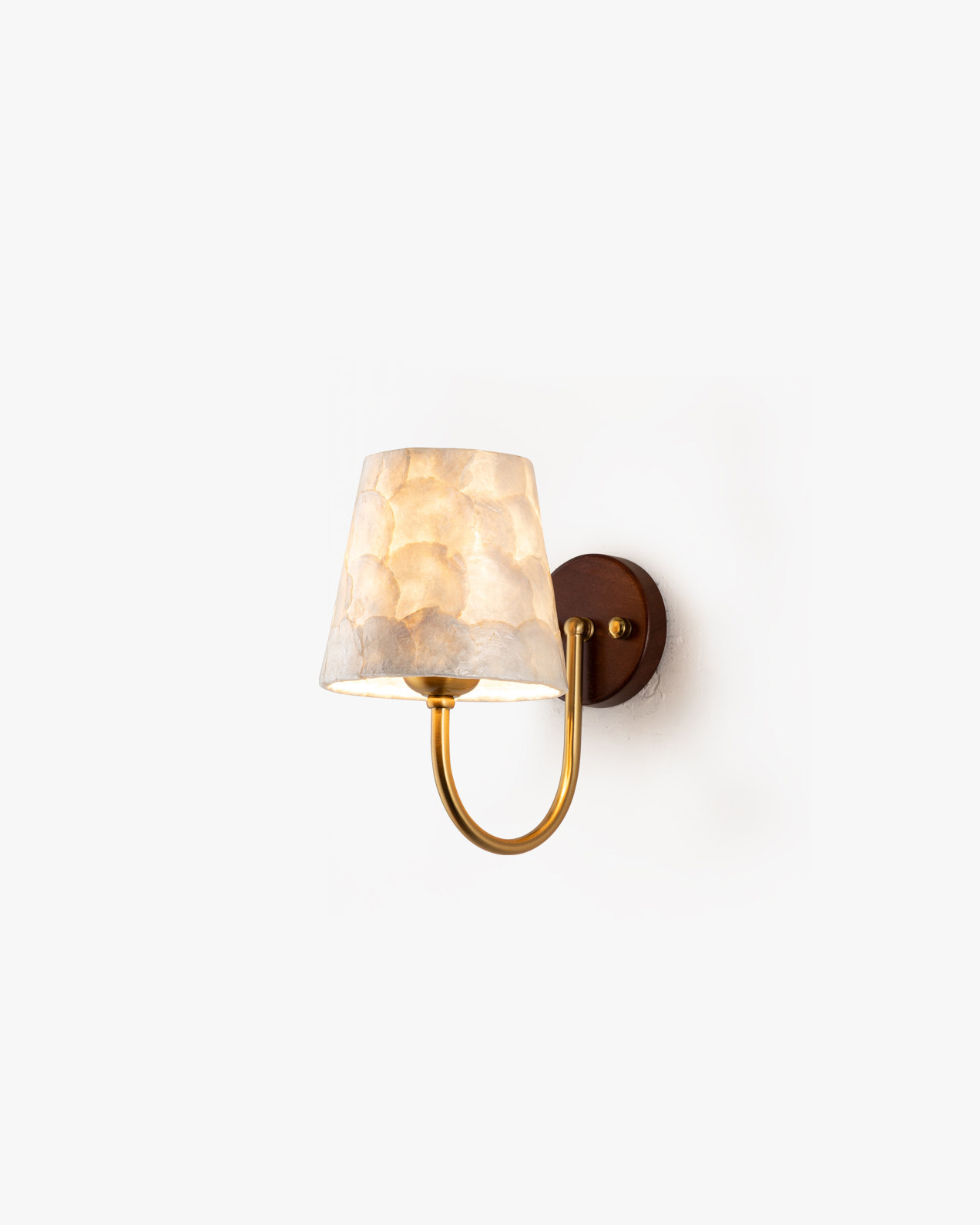 Opal Shell Wall Sconce