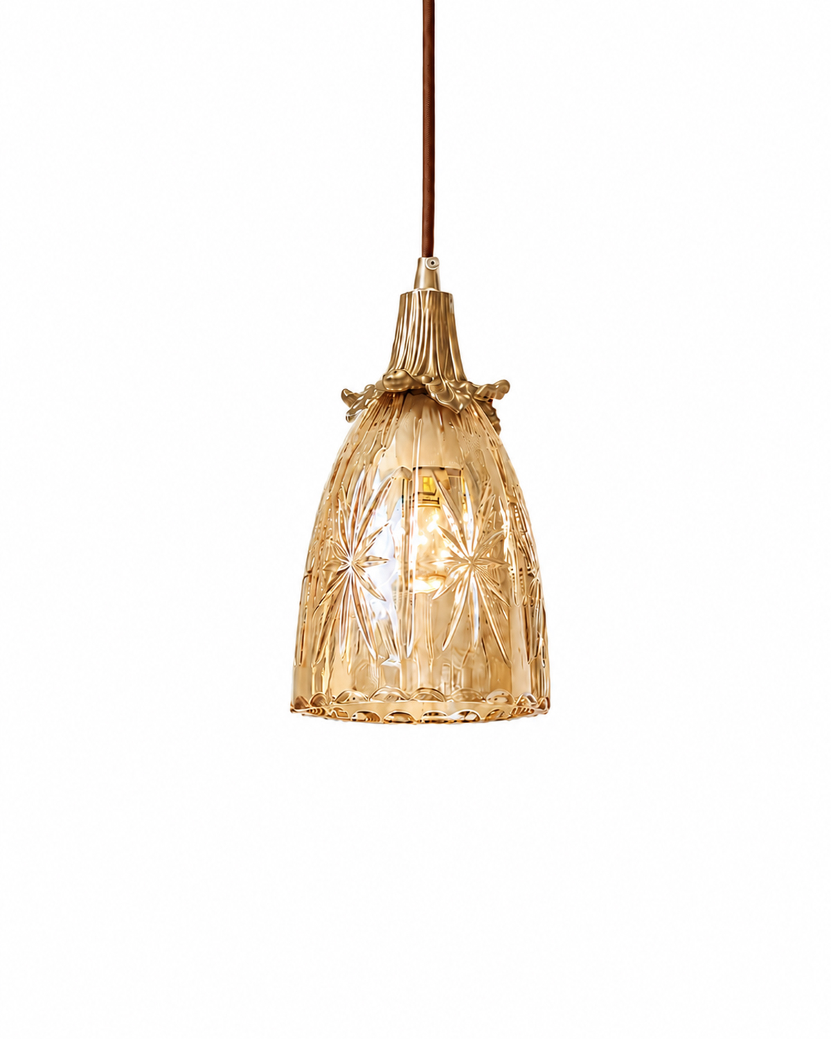 Estelle Cut Glass Pendant Light