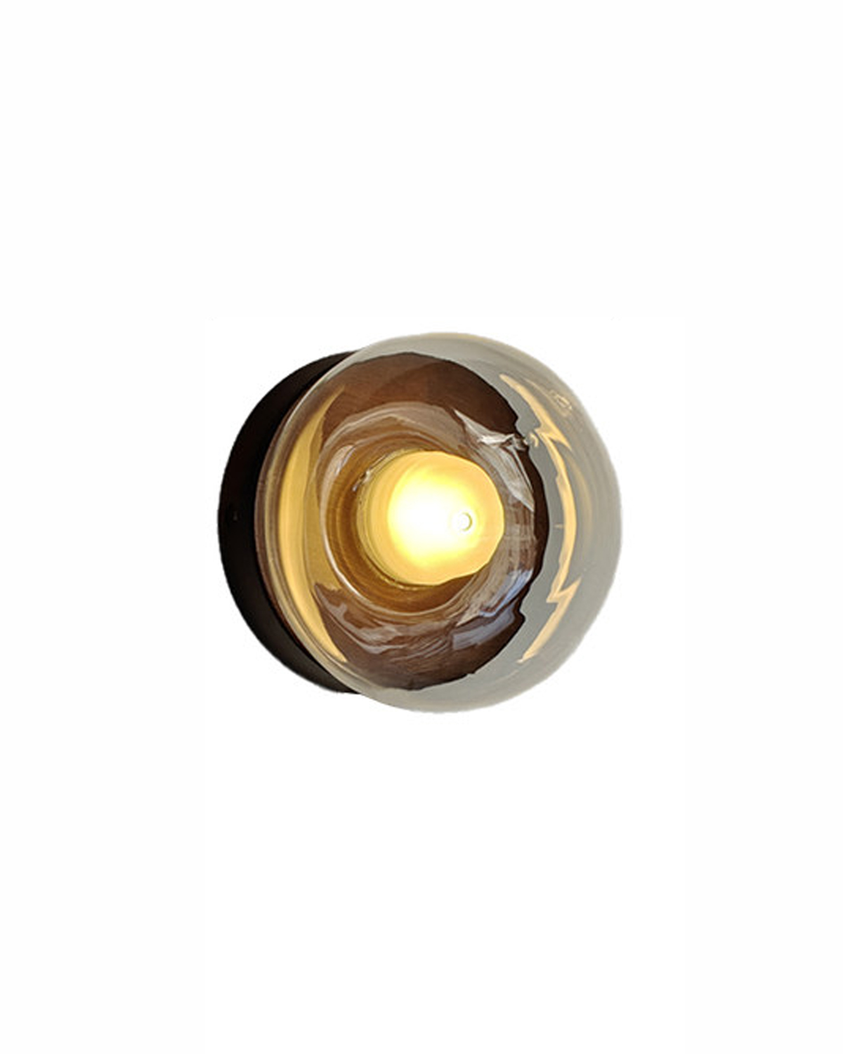 Mellow Orb Glass Wall Sconce