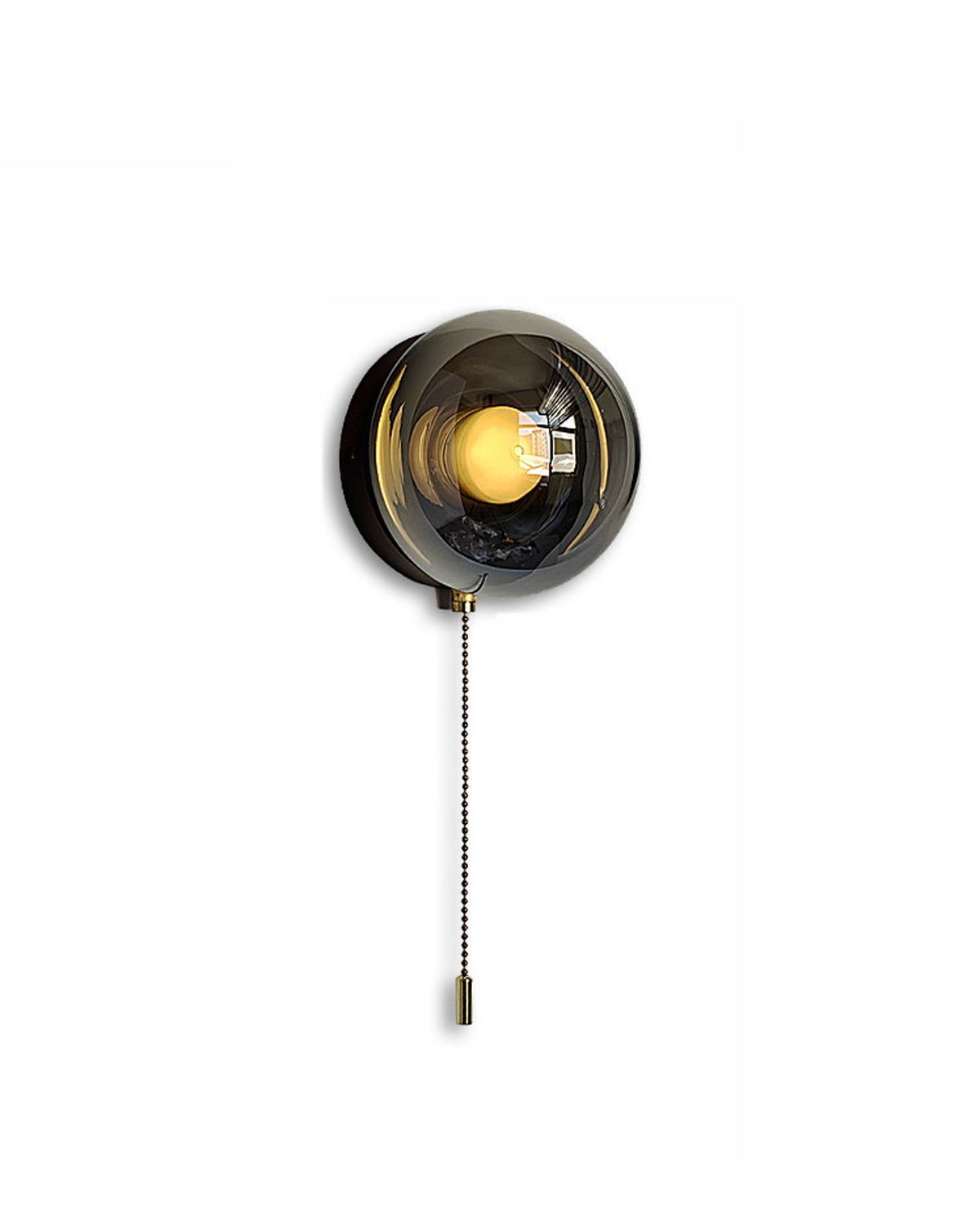 Mellow Orb Glass Wall Sconce