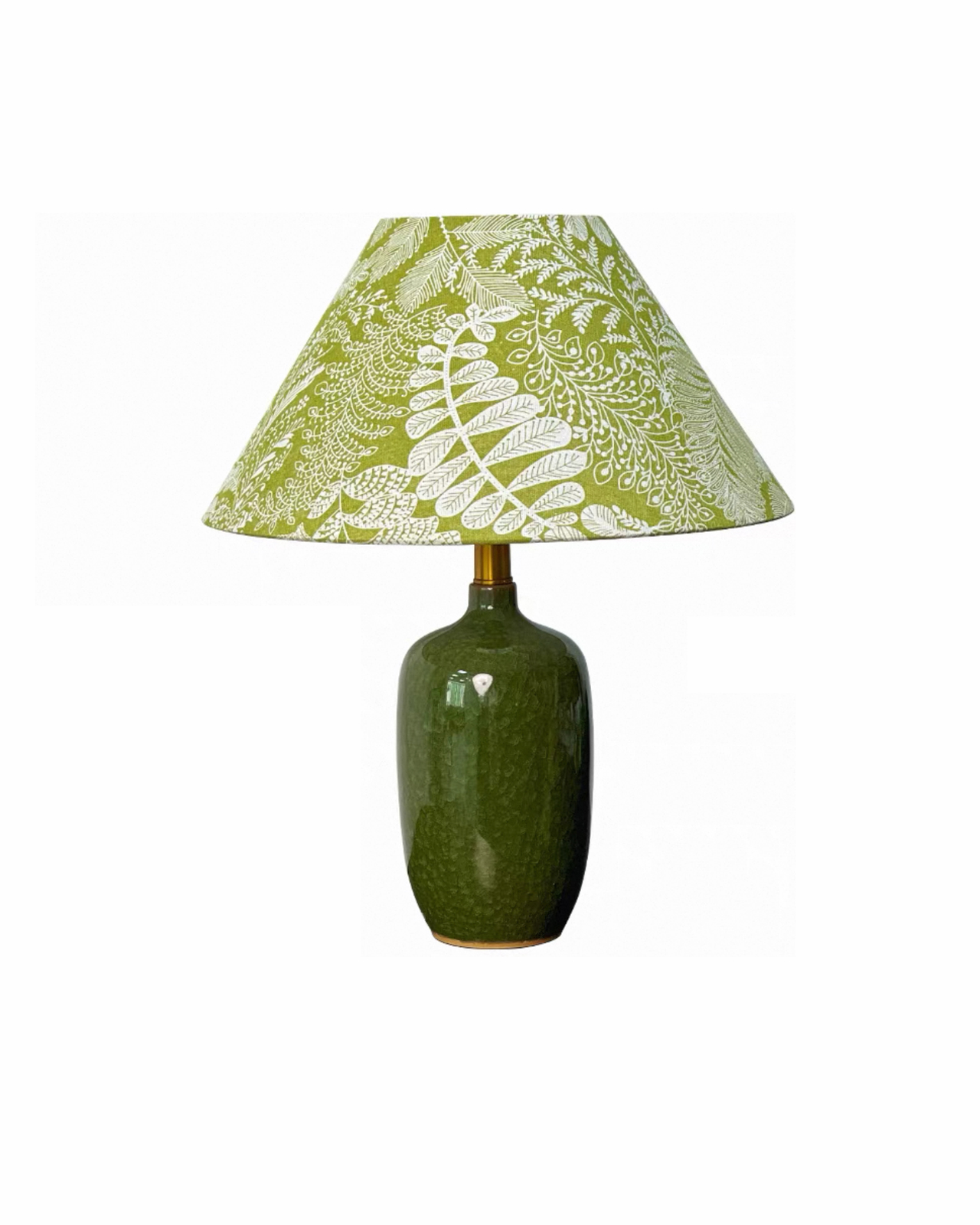 Verdant Crackle Table Lamp