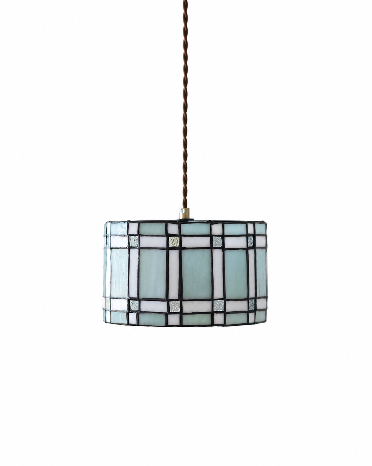 Lumière Grid Glass Pendant Light