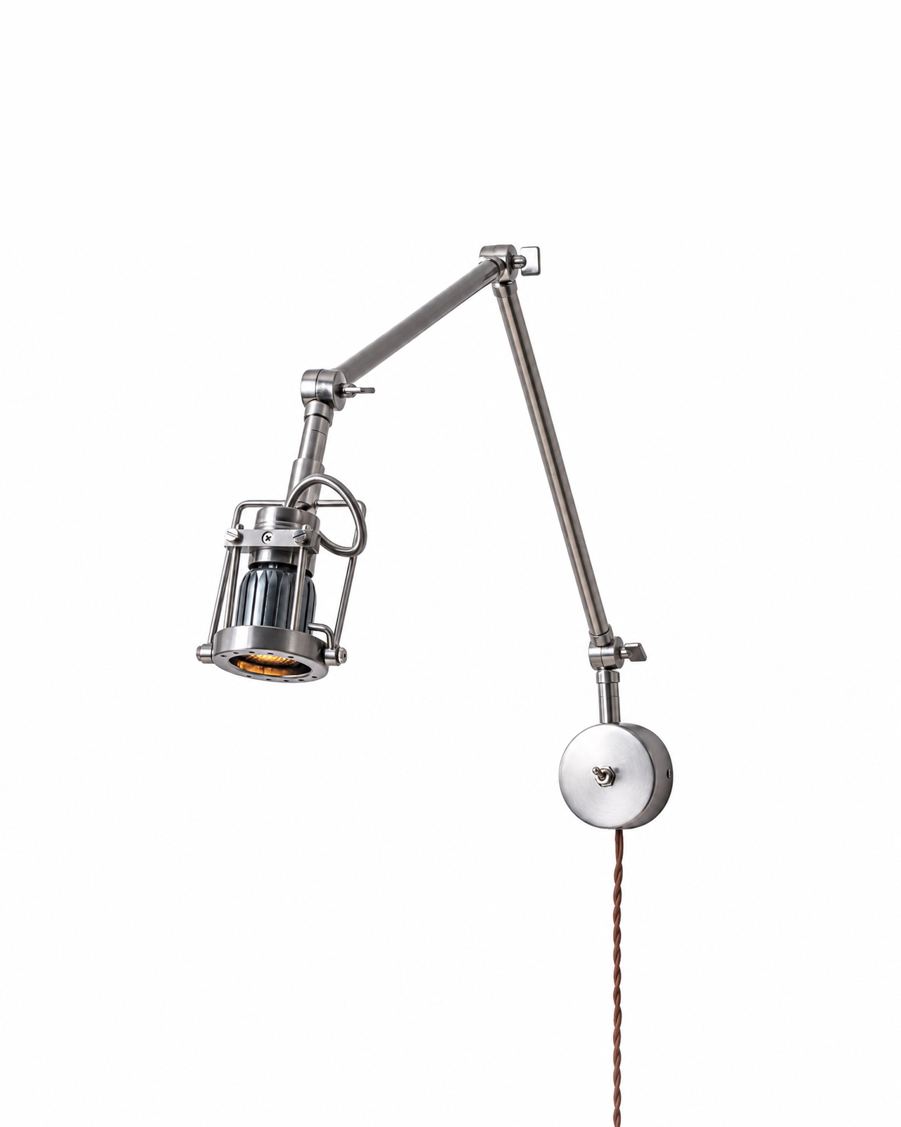 Rivet Swing Arm Wall Lamp