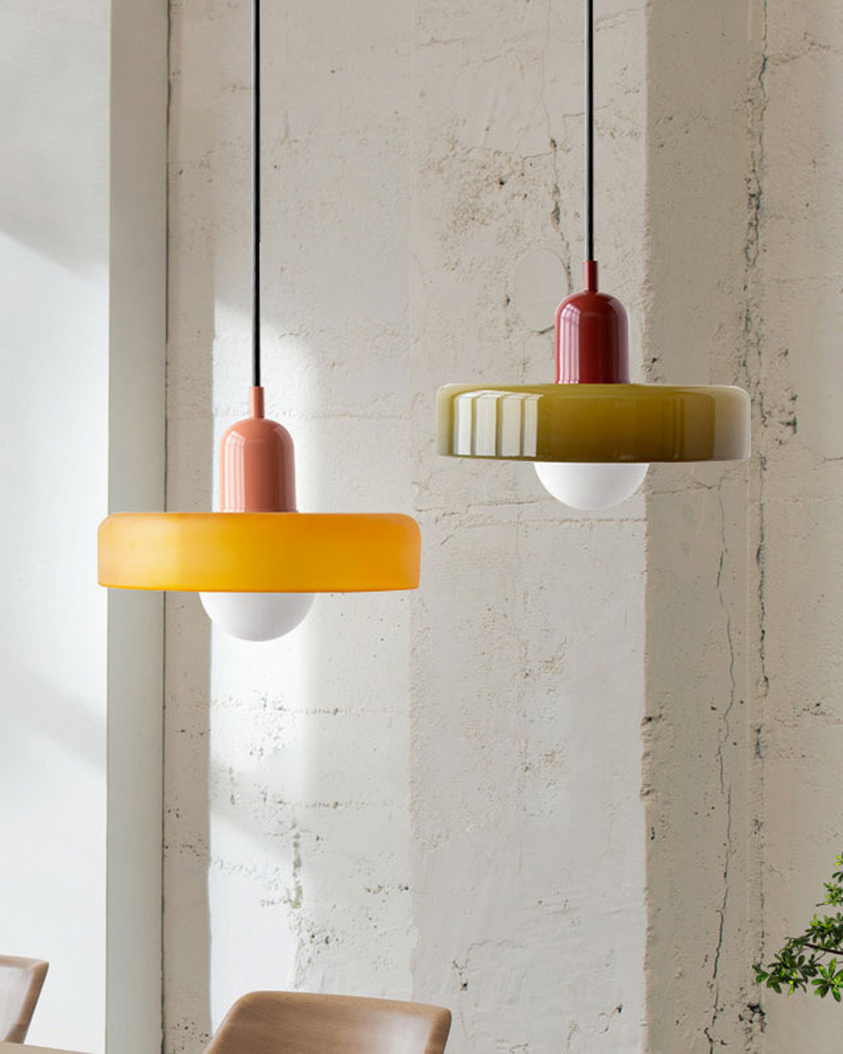 Dish Glass Pendant Lamp