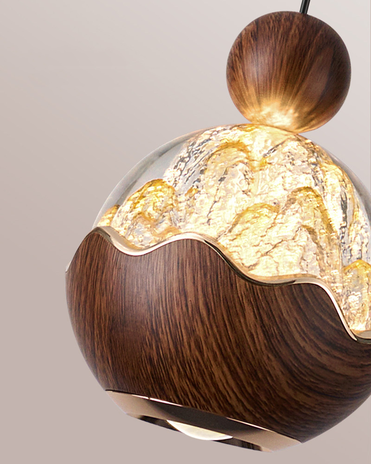 Golden Summit Pendant Light
