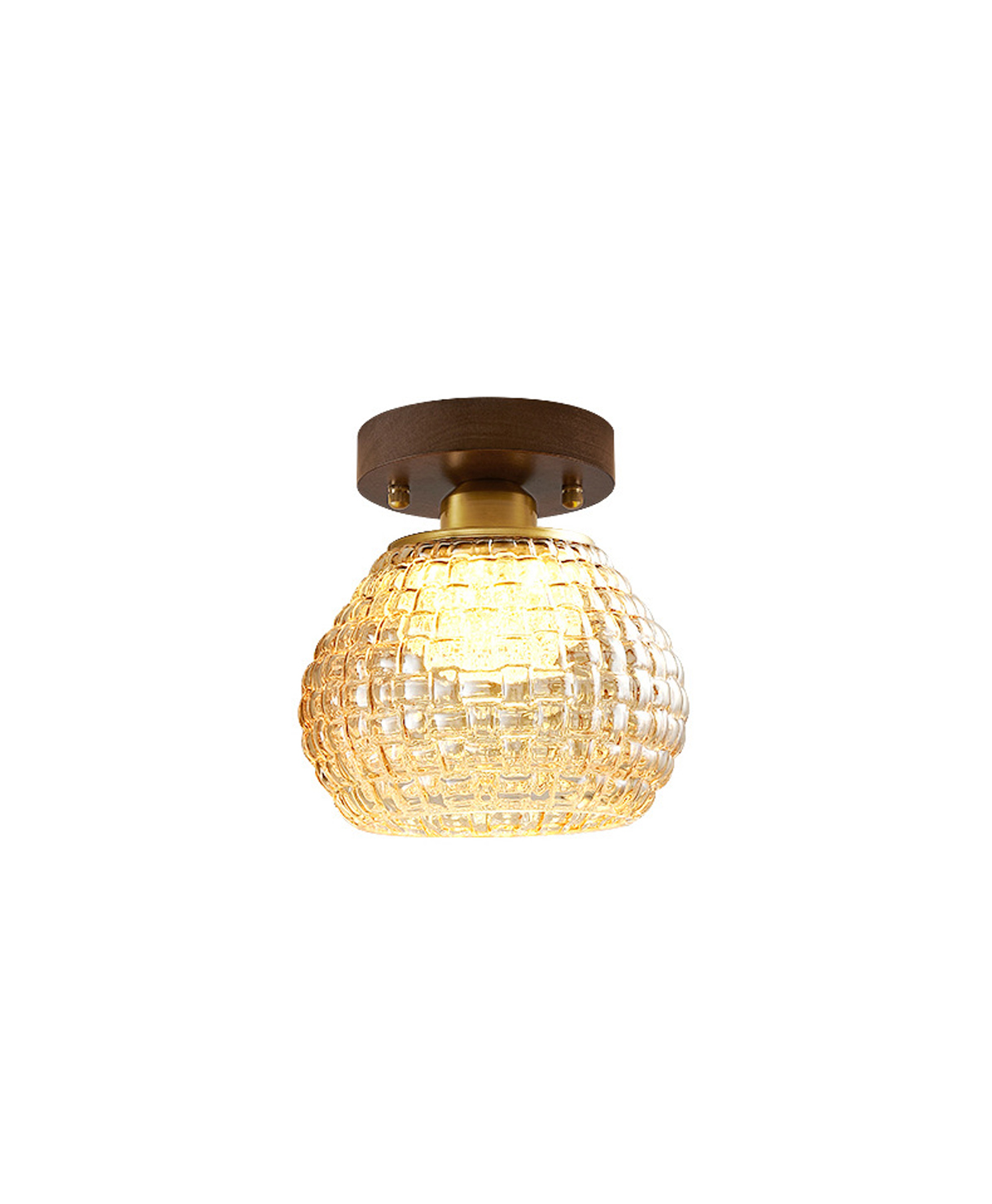 Honey Rush Glass Ceiling Light