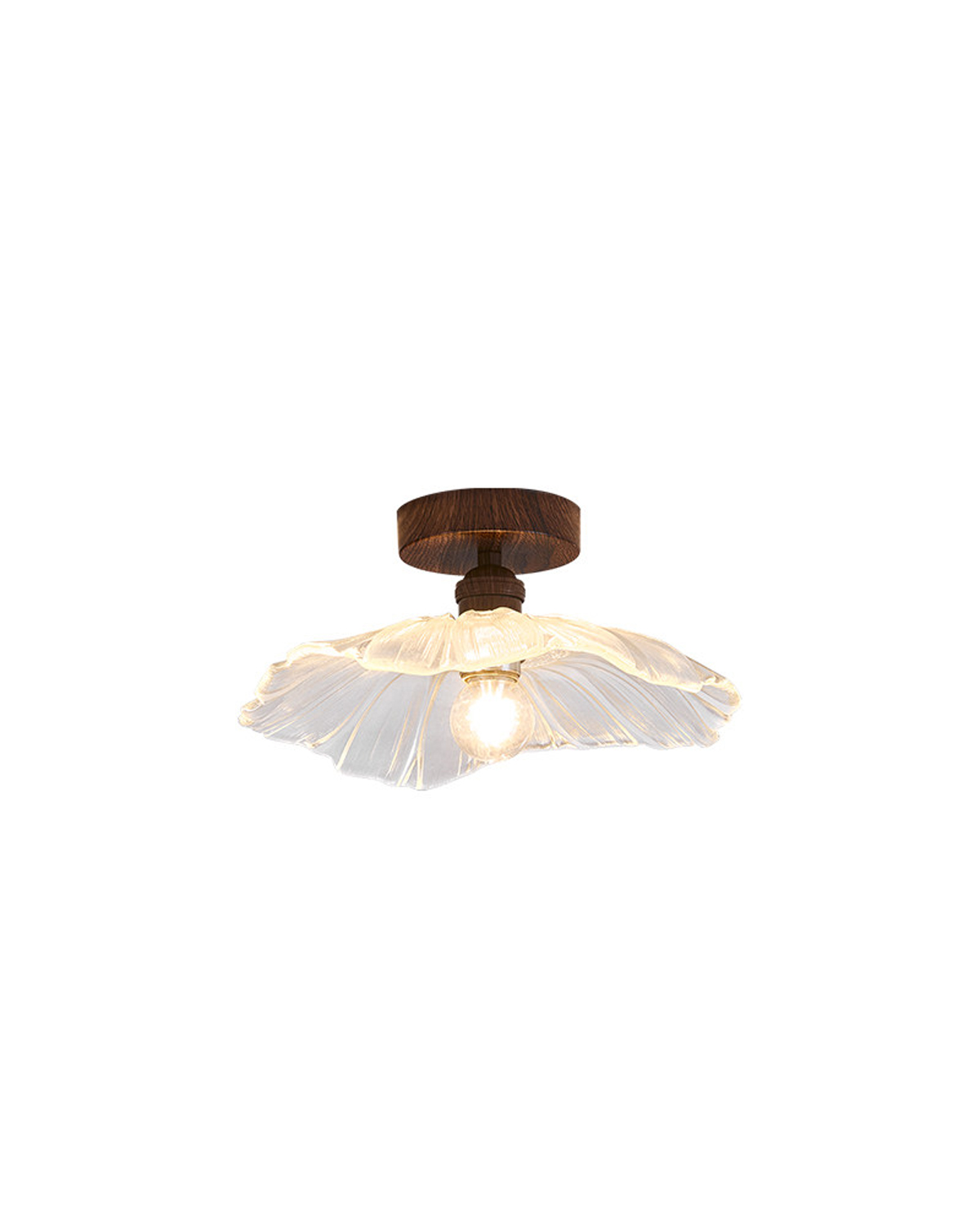 Petal Veil Glass Ceiling Light