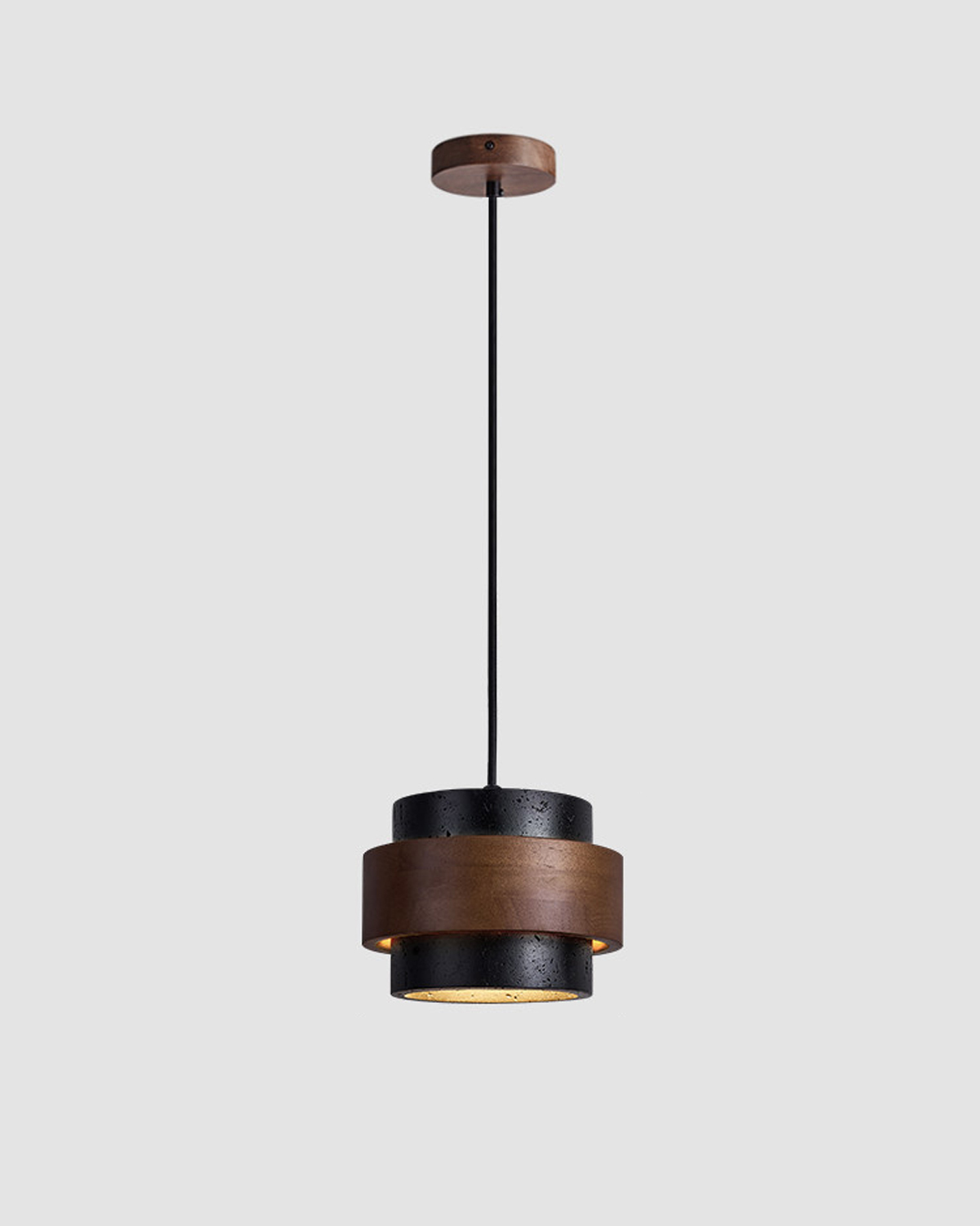 Cairn Orbit Travertine Pendant Light