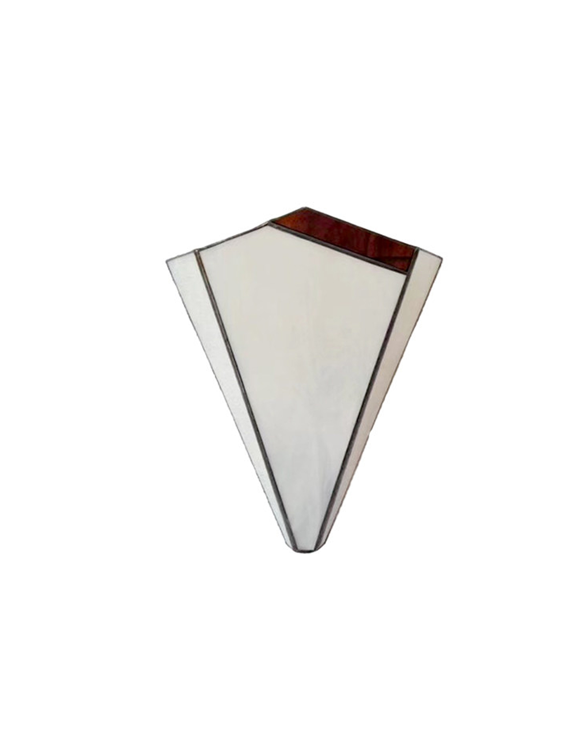 Crimson Fold Tiffany Glass Wall Sconce