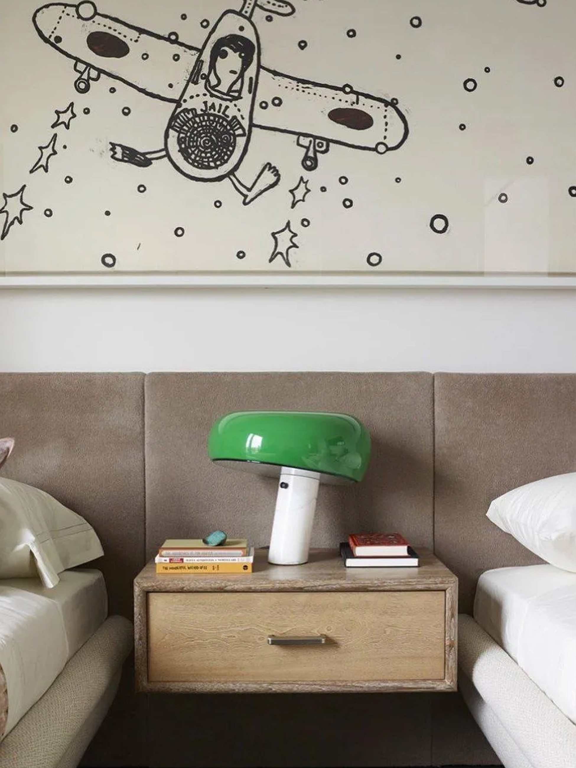 Marble Snoopy Table Lamp