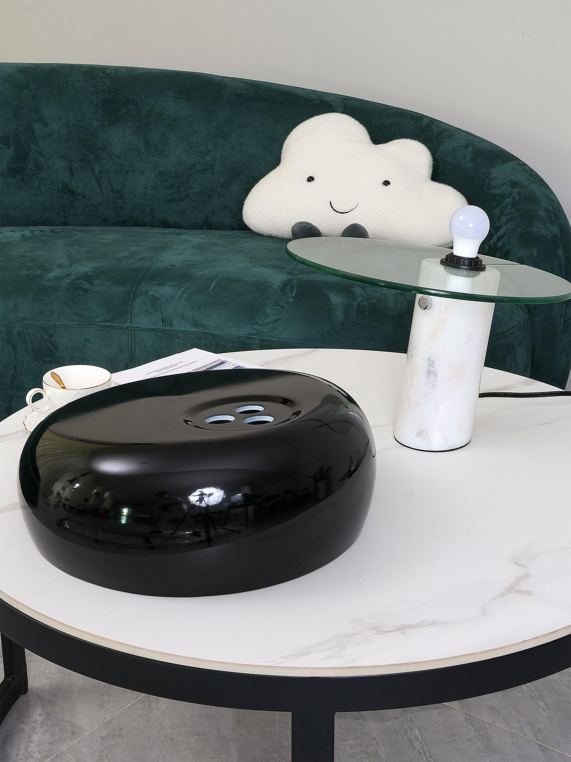 Marble Snoopy Table Lamp