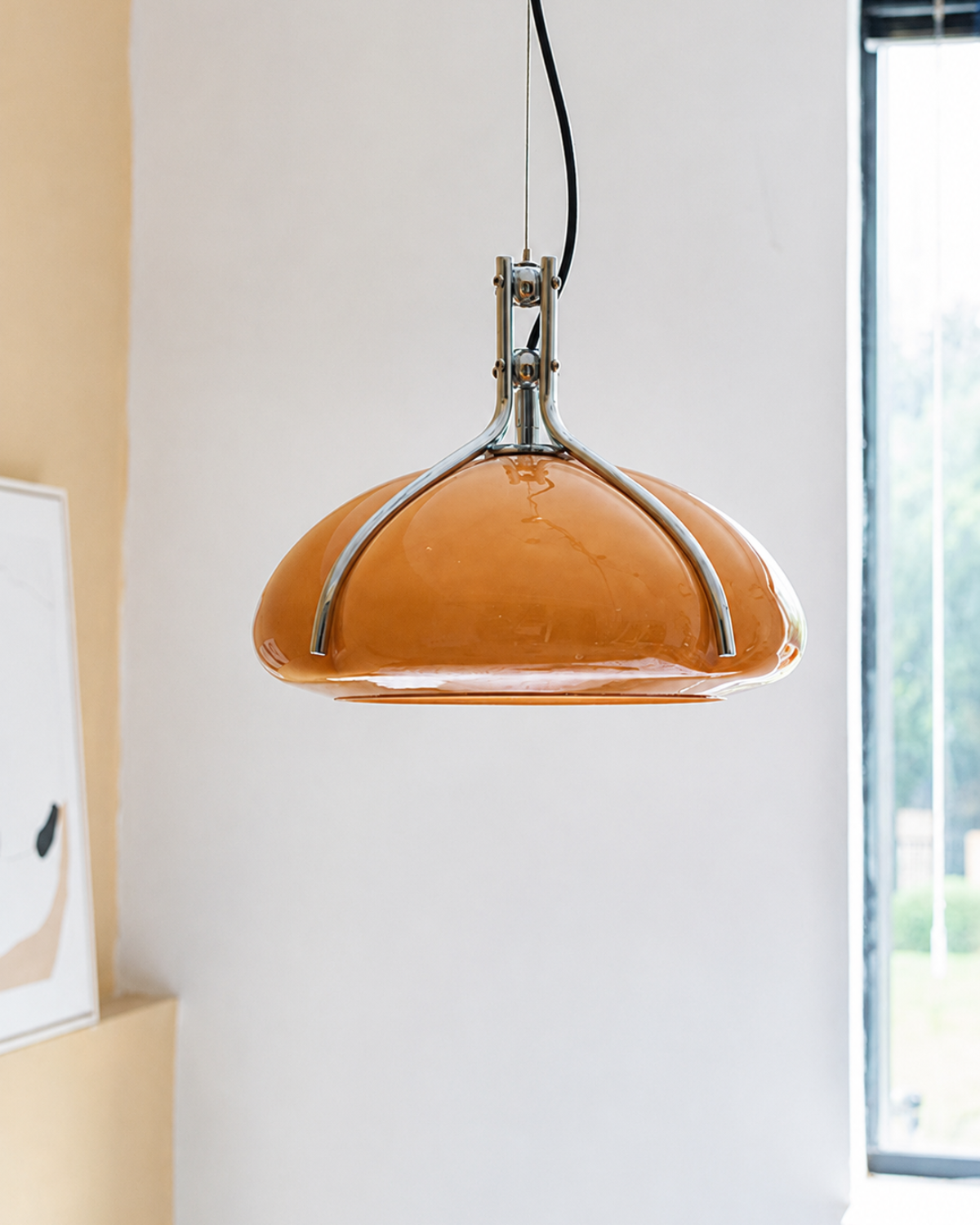 Marigold Glass Pendant Light