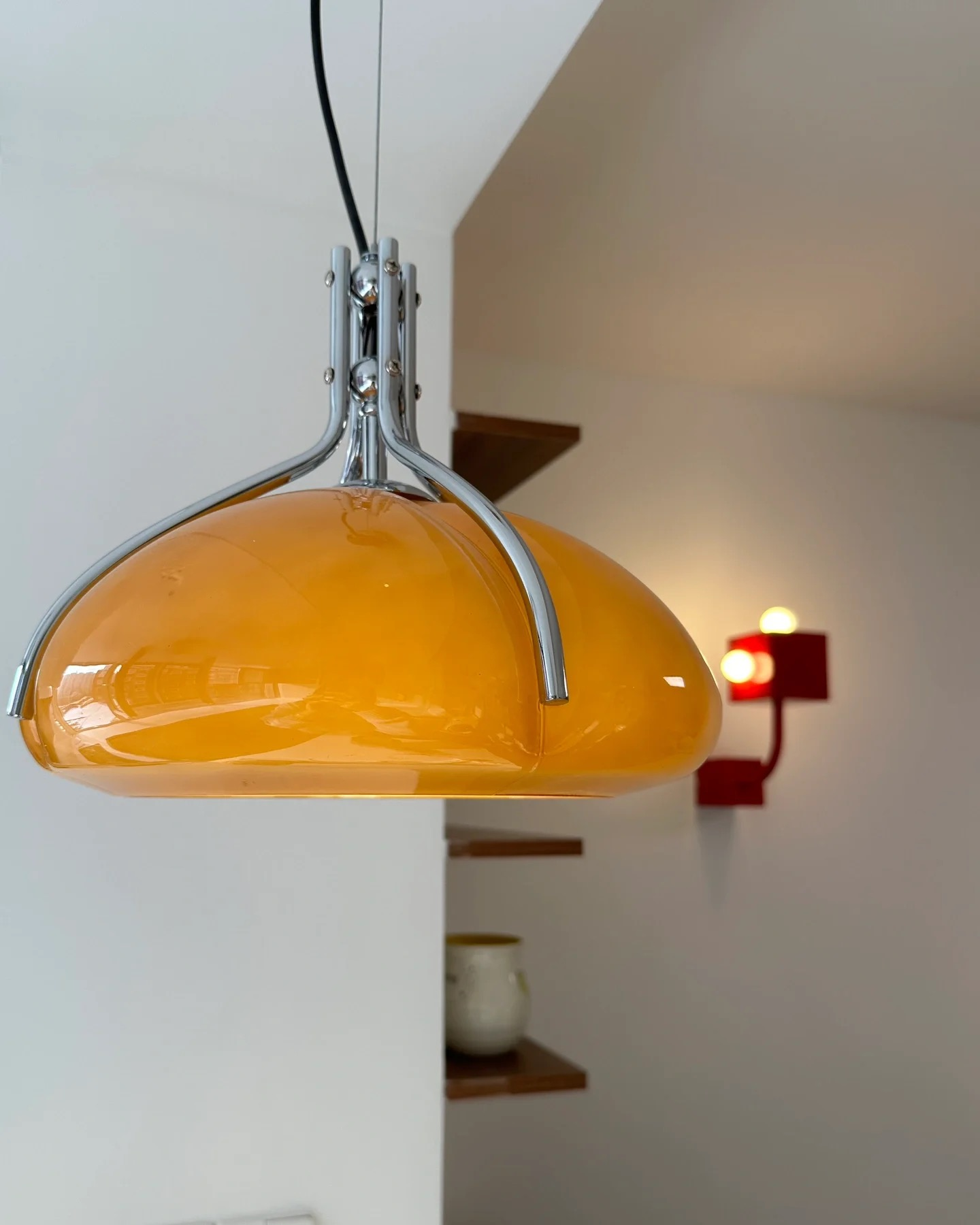 Marigold Glass Pendant Light