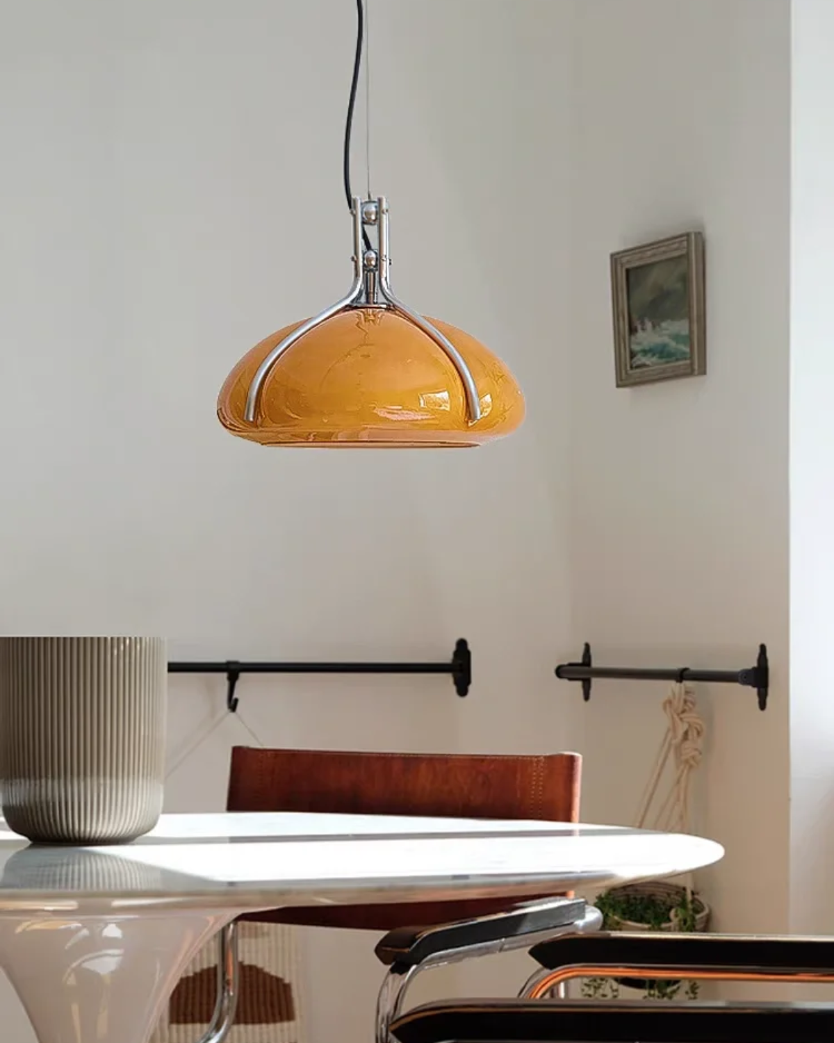 Marigold Glass Pendant Light