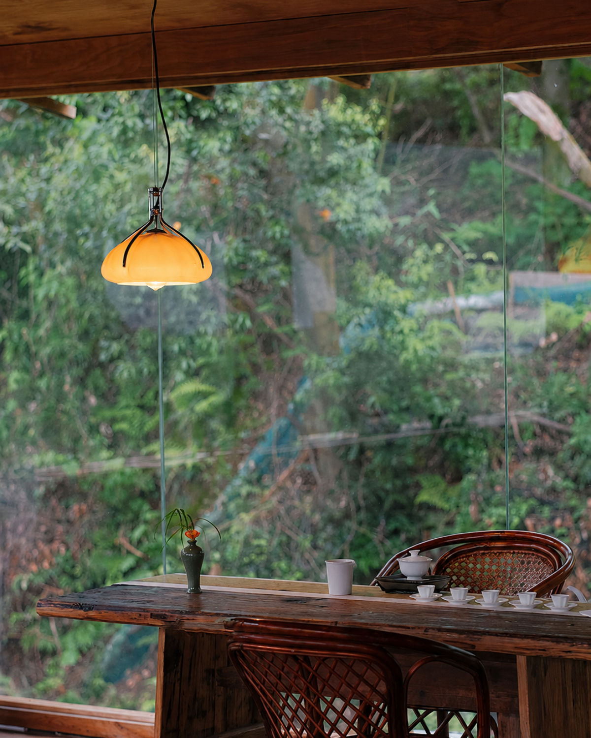 Marigold Glass Pendant Light