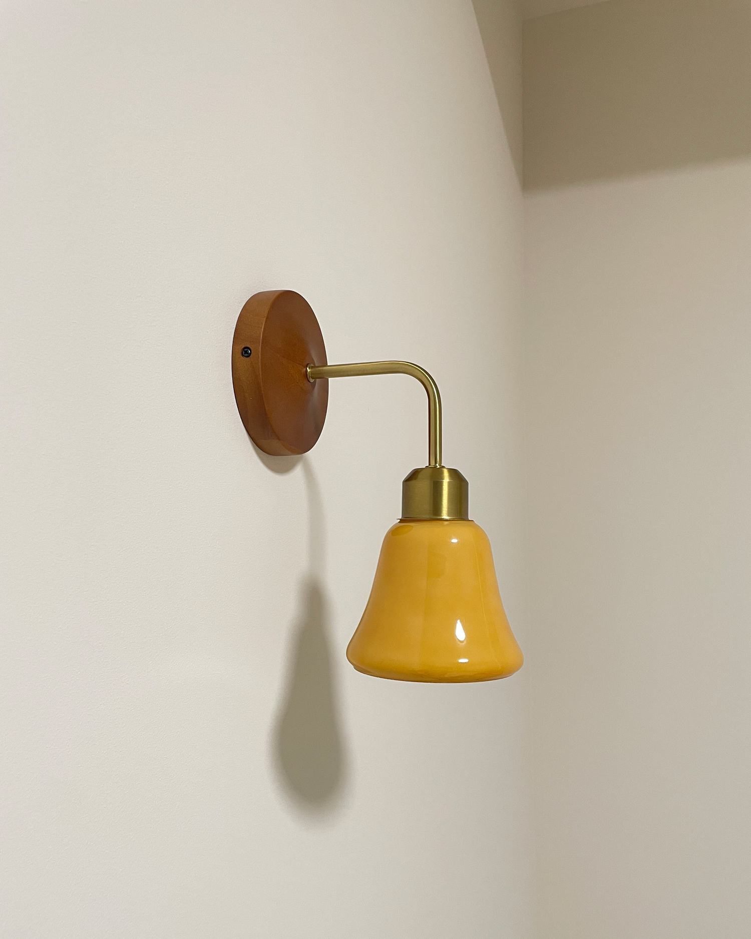 Marigold Glass Wall Sconce
