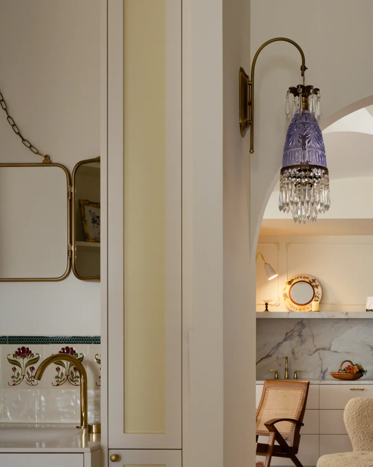 Marquise Crystal Wall Sconce 